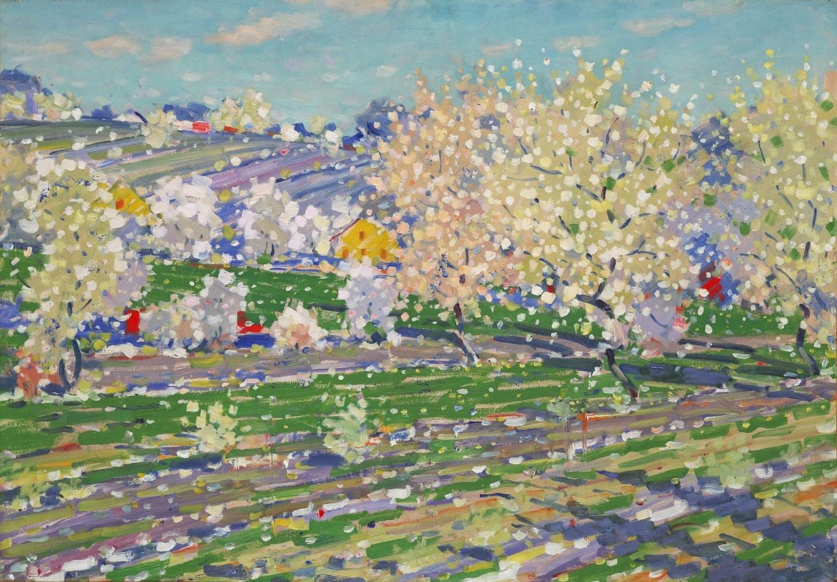 In Spring (Blossom Time) (1933 - 1934) - Vilhelms Purvītis, Latvian National Museum of Art