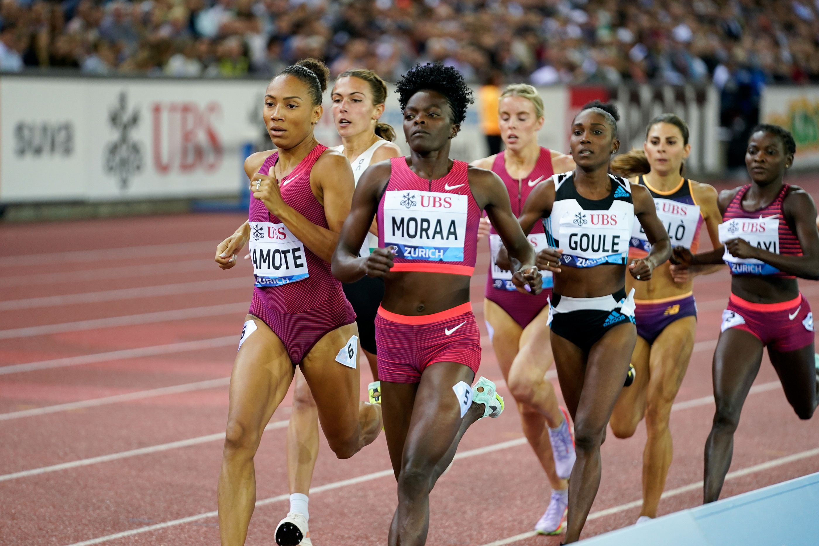 Mary Moraa races in the Diamond League Final