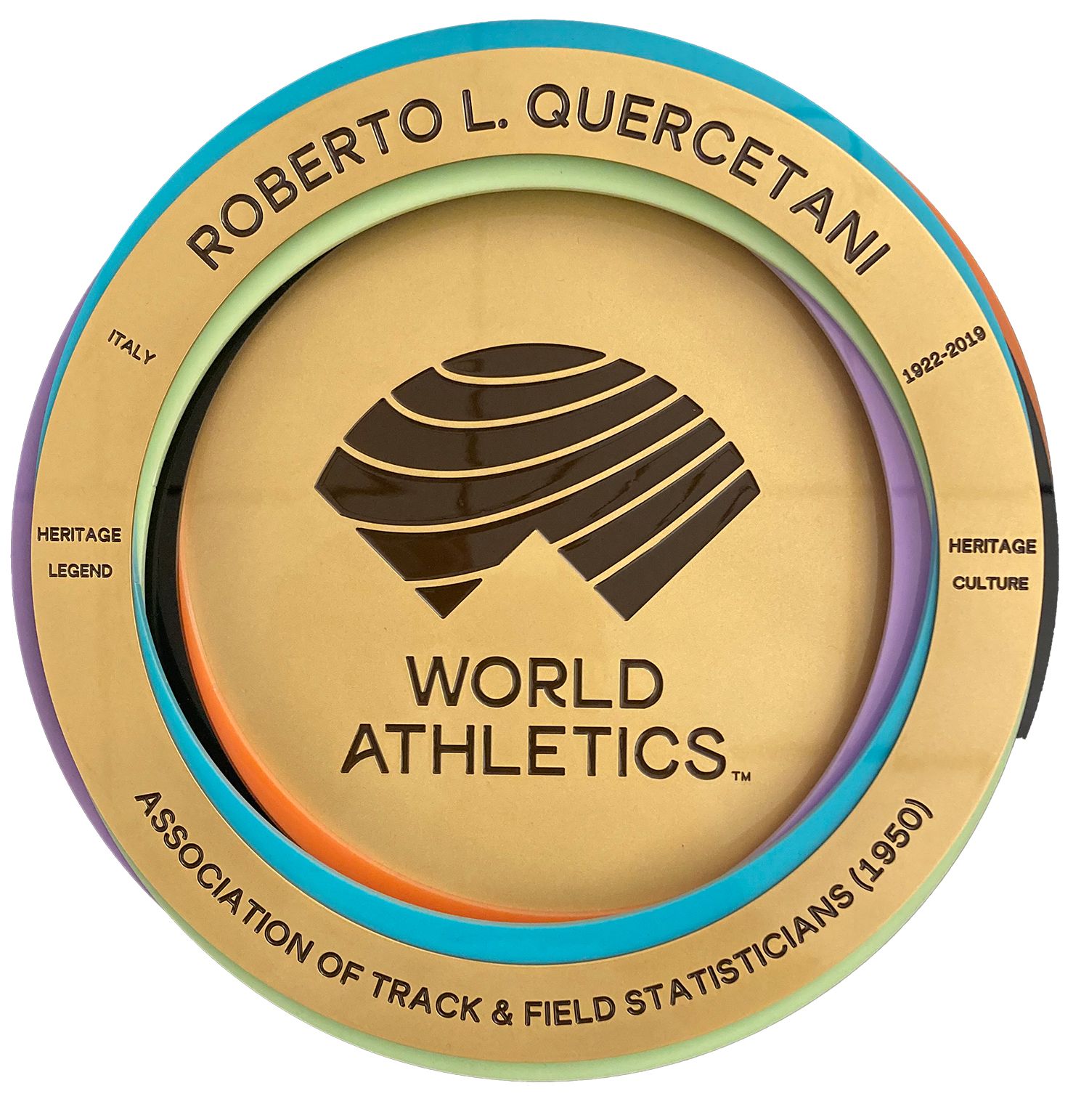 Quercetani e l’ATFS premiati con la Targa del Patrimonio Mondiale dell’Atletica Leggera |  Notizie sul patrimonio |  eredità