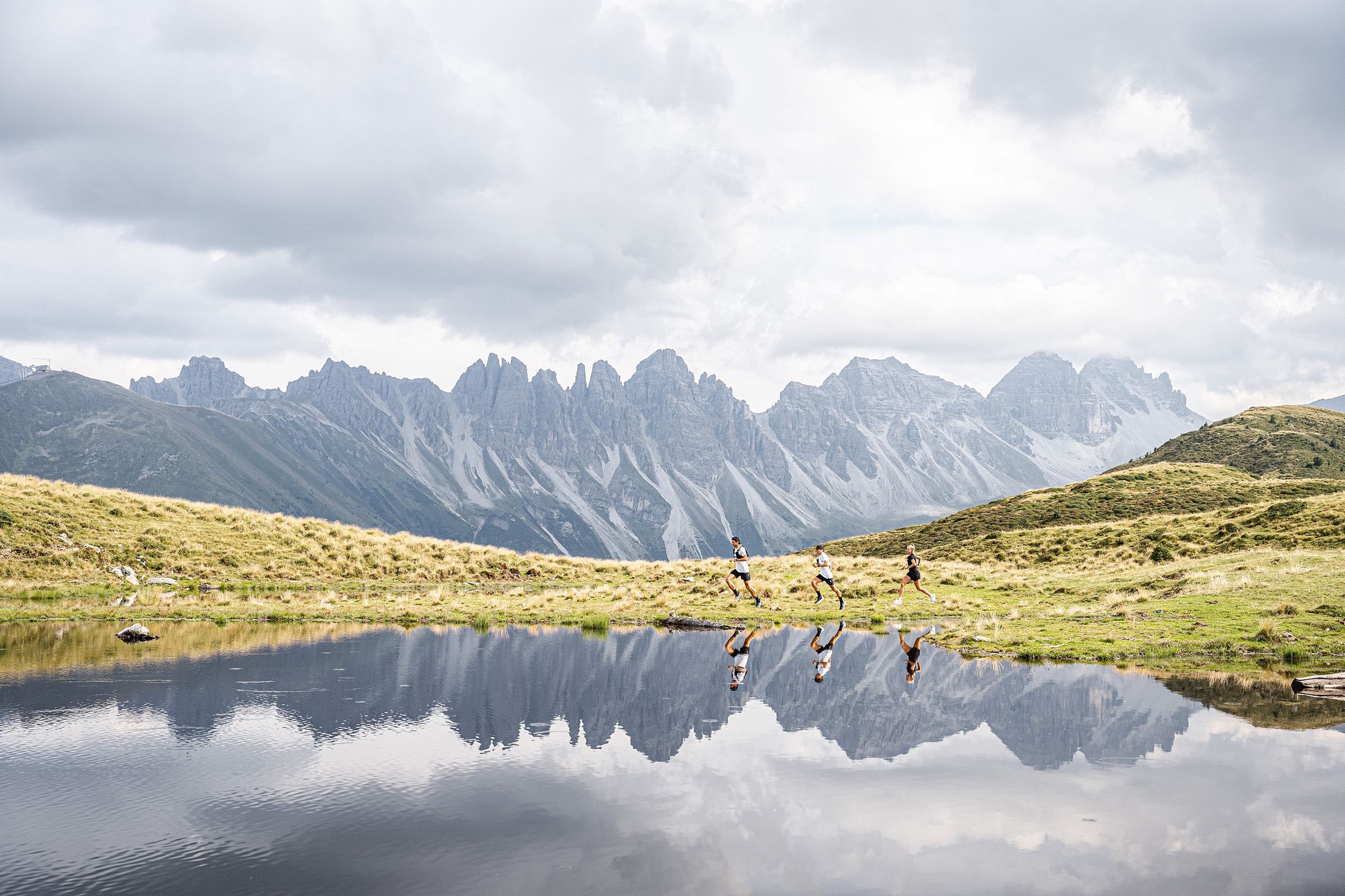 Mountain runners in Innsbruck