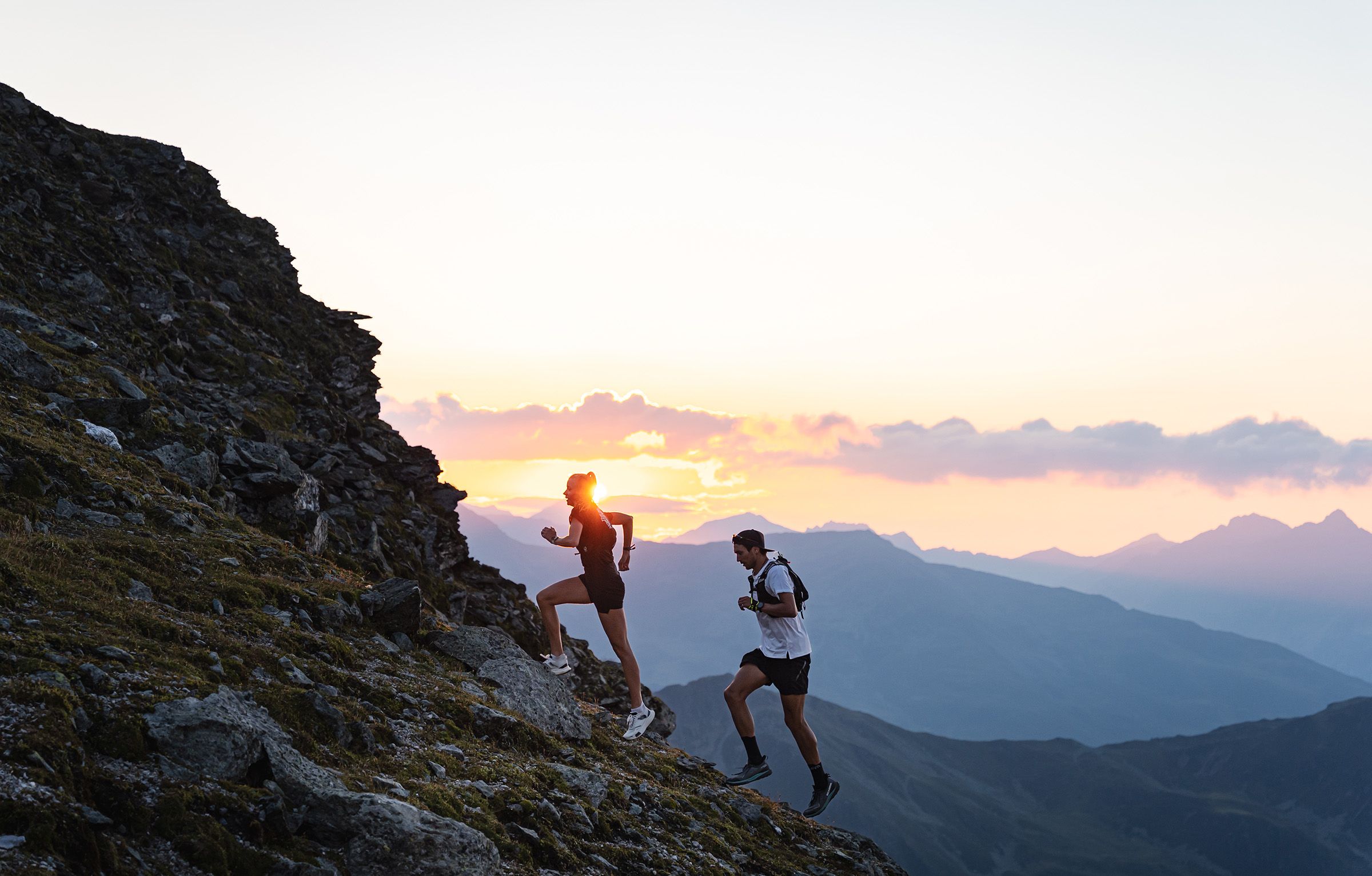 Mountain runners in Innsbruck