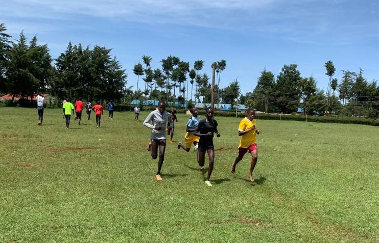 Athlete Refugee Team athletes training in Kapsabet