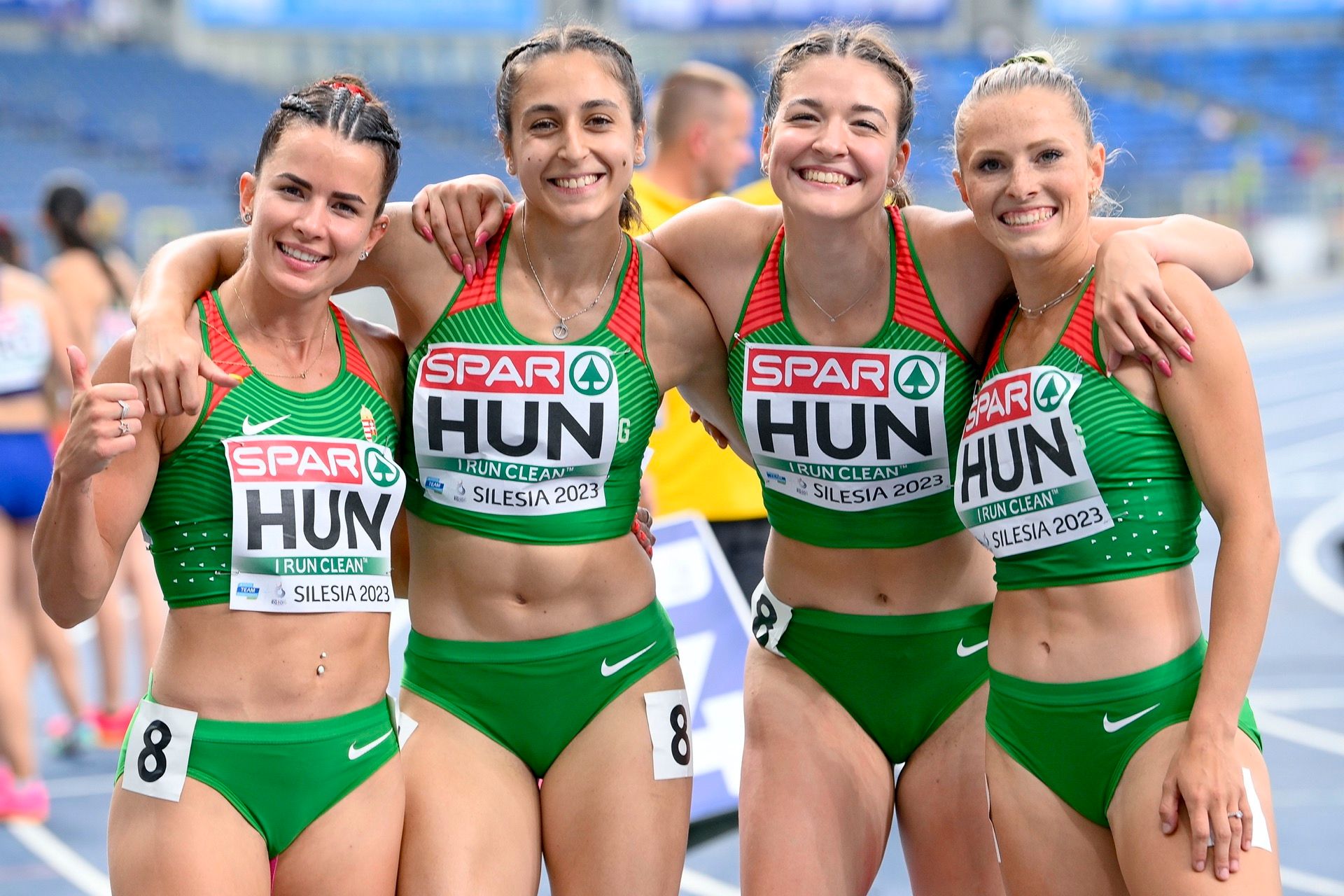 Hungarian Women's 4x100 Relay Team