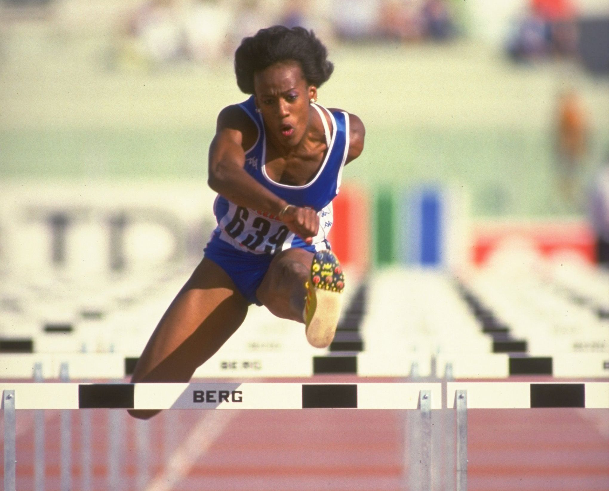 Jackie Joyner-Kersee in action at the 1987 World Championships
