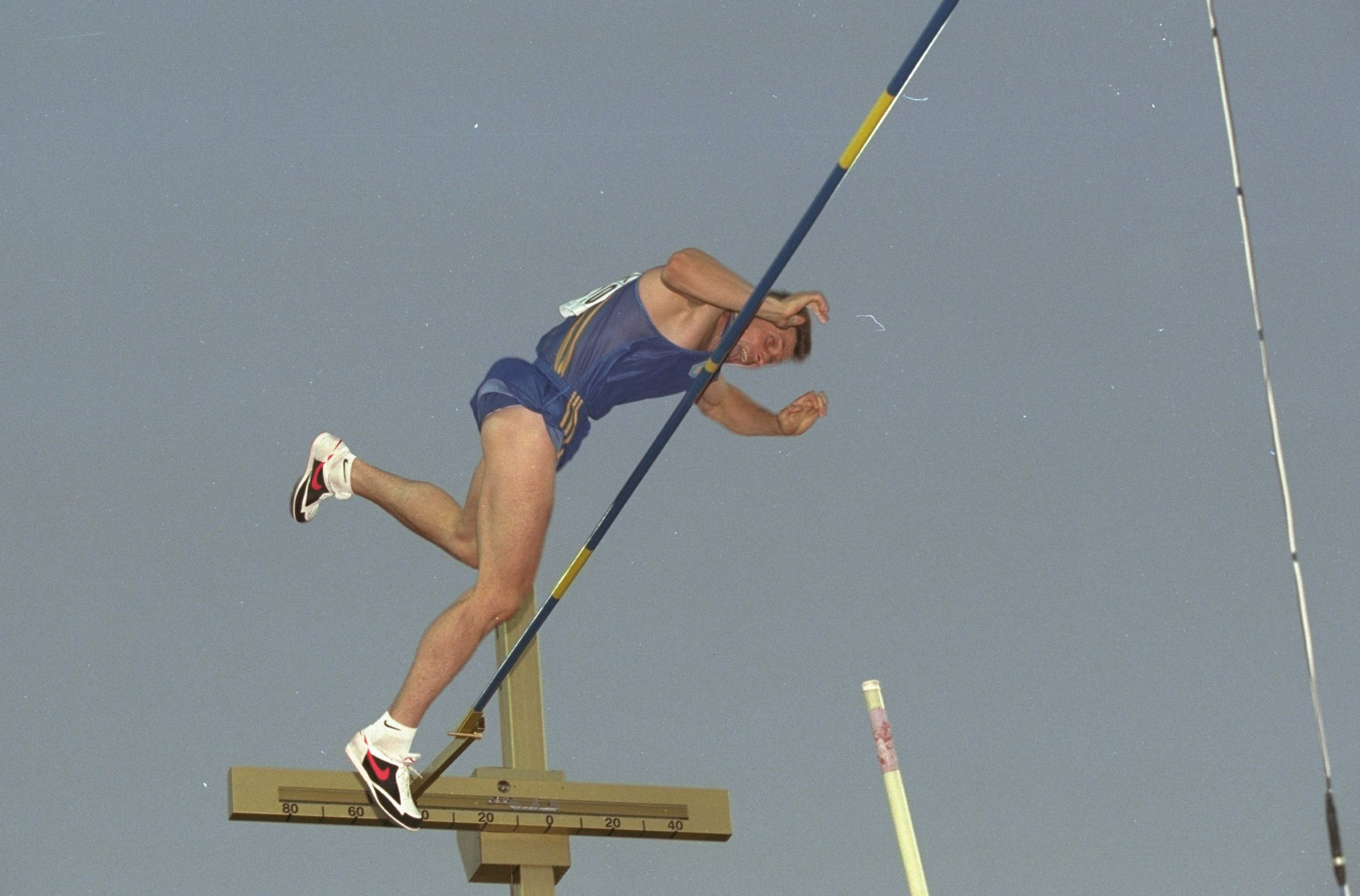 Sergey Bubka in action at the 1997 World Championships