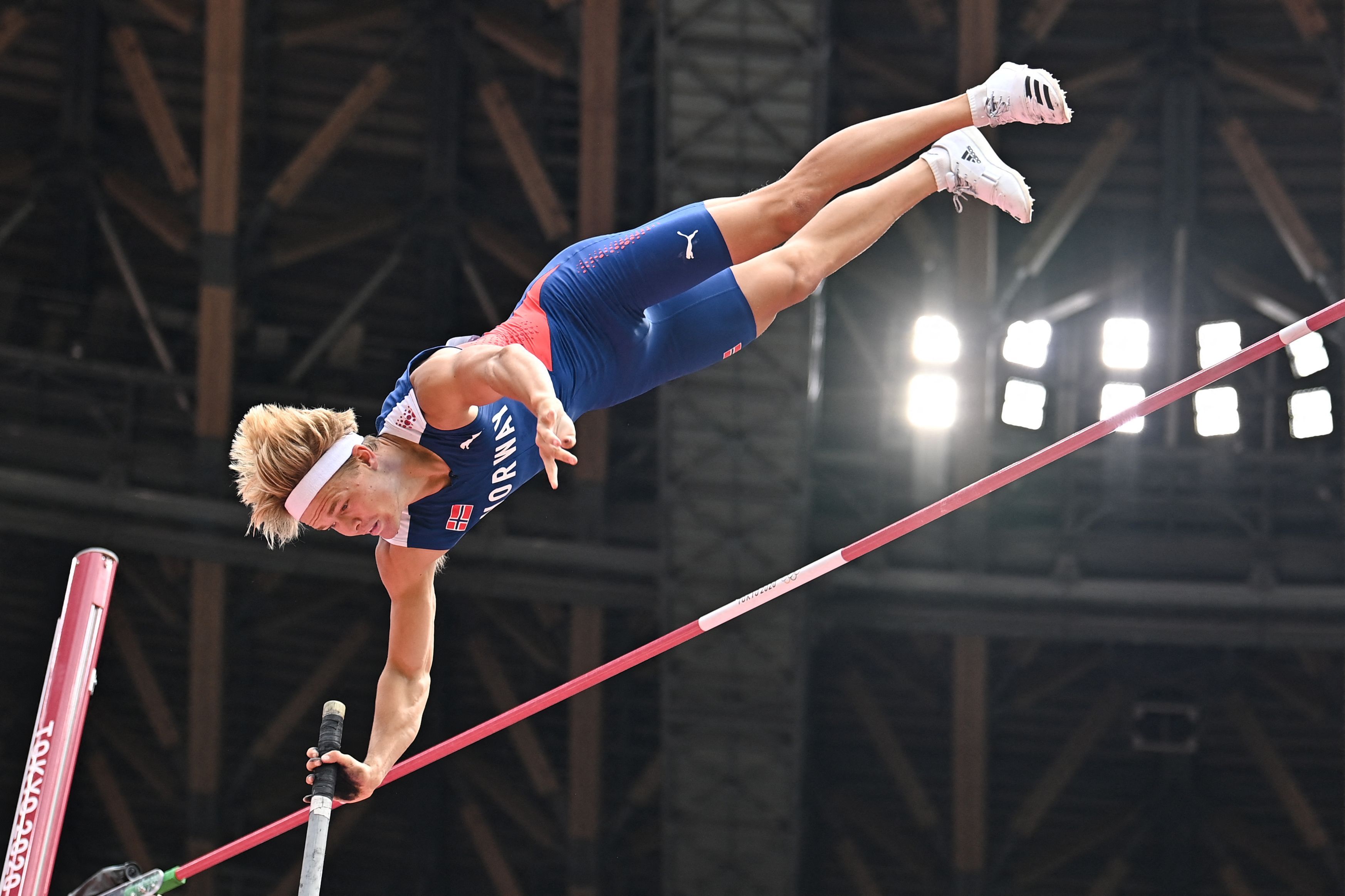 Sondre Guttormsen in action at the Olympic Games in Tokyo