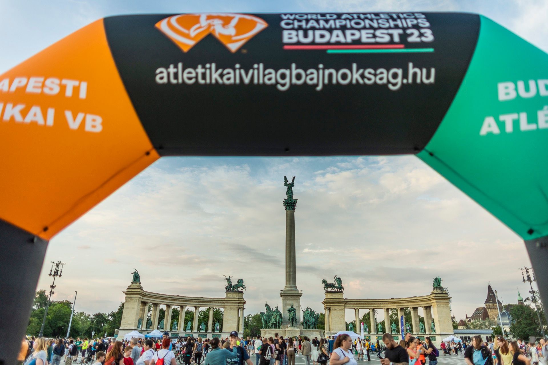 The World Athletics Championships Budapest 2023 at the Heroes' Square