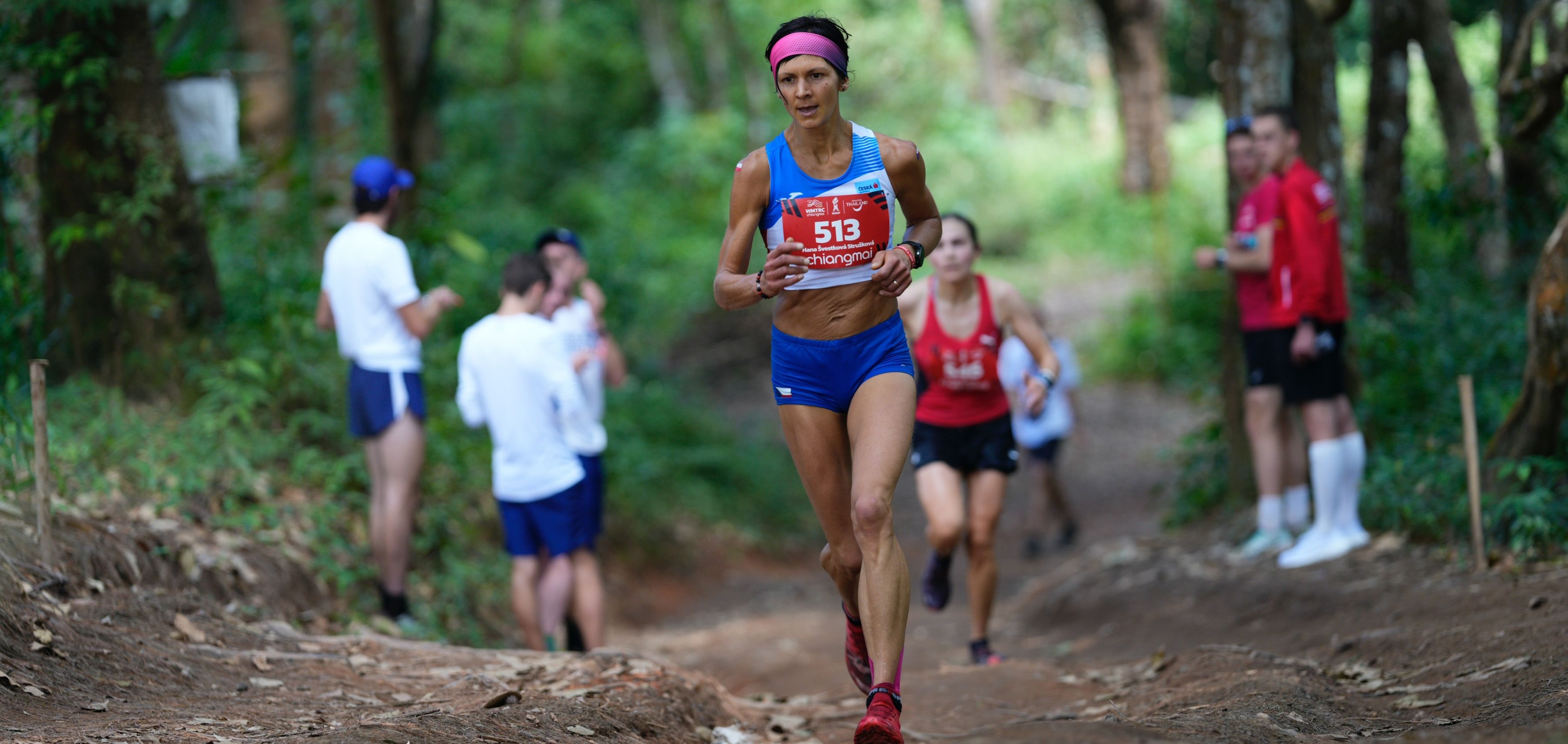 Hana Svestkova Struzkova at the 2021 World Mountain and Trail Running Championships in Chiang Mai