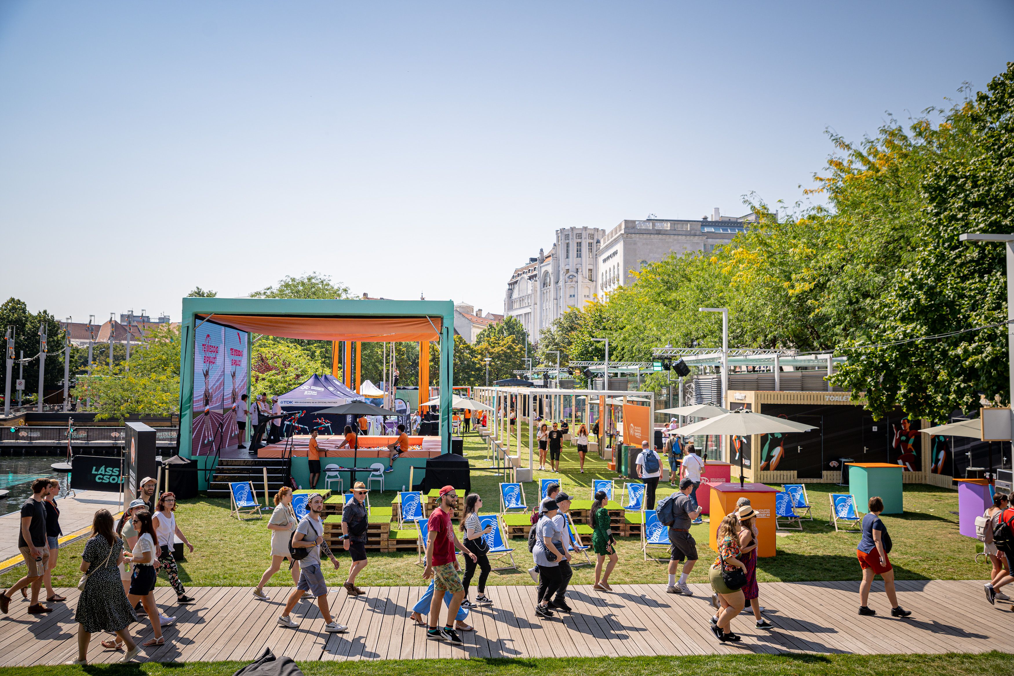 Downtown fanzone of WCH Budapest 23 is open News Budapest 23