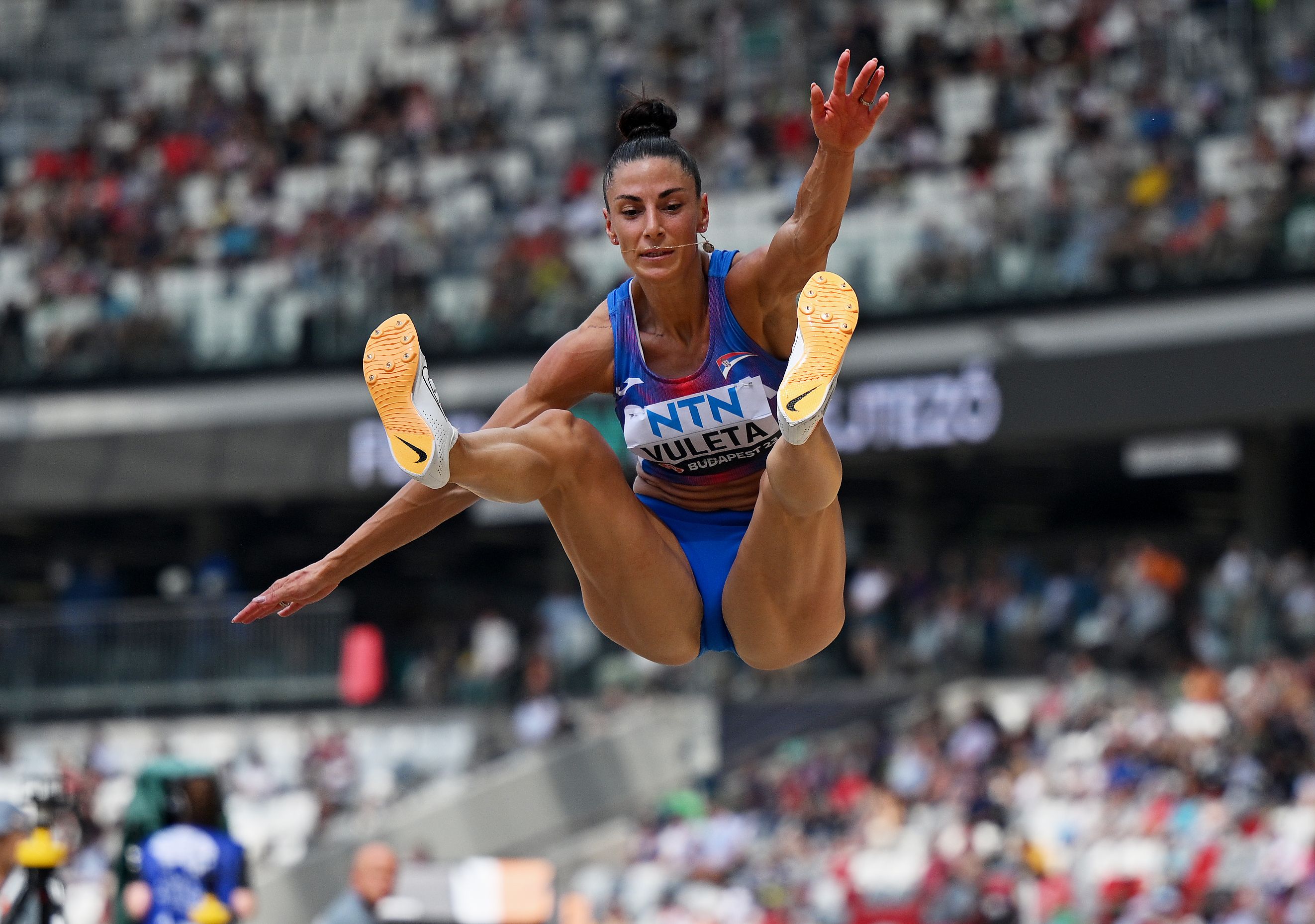 Ivana Vuleta in the long jump at the World Athletics Championships Budapest 23