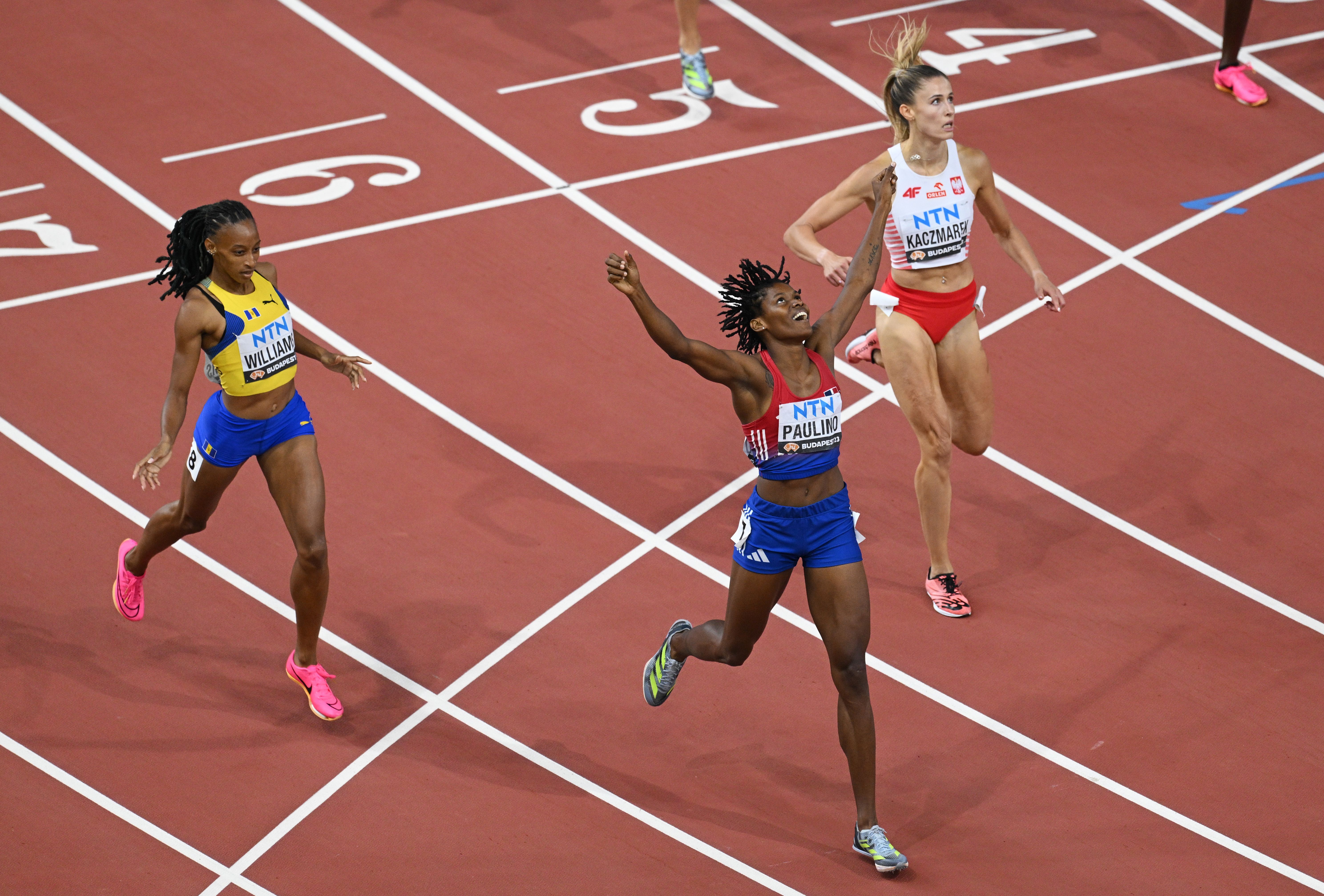 Marileidy Paulino wins the 400m at the World Athletics Championships Budapest 23