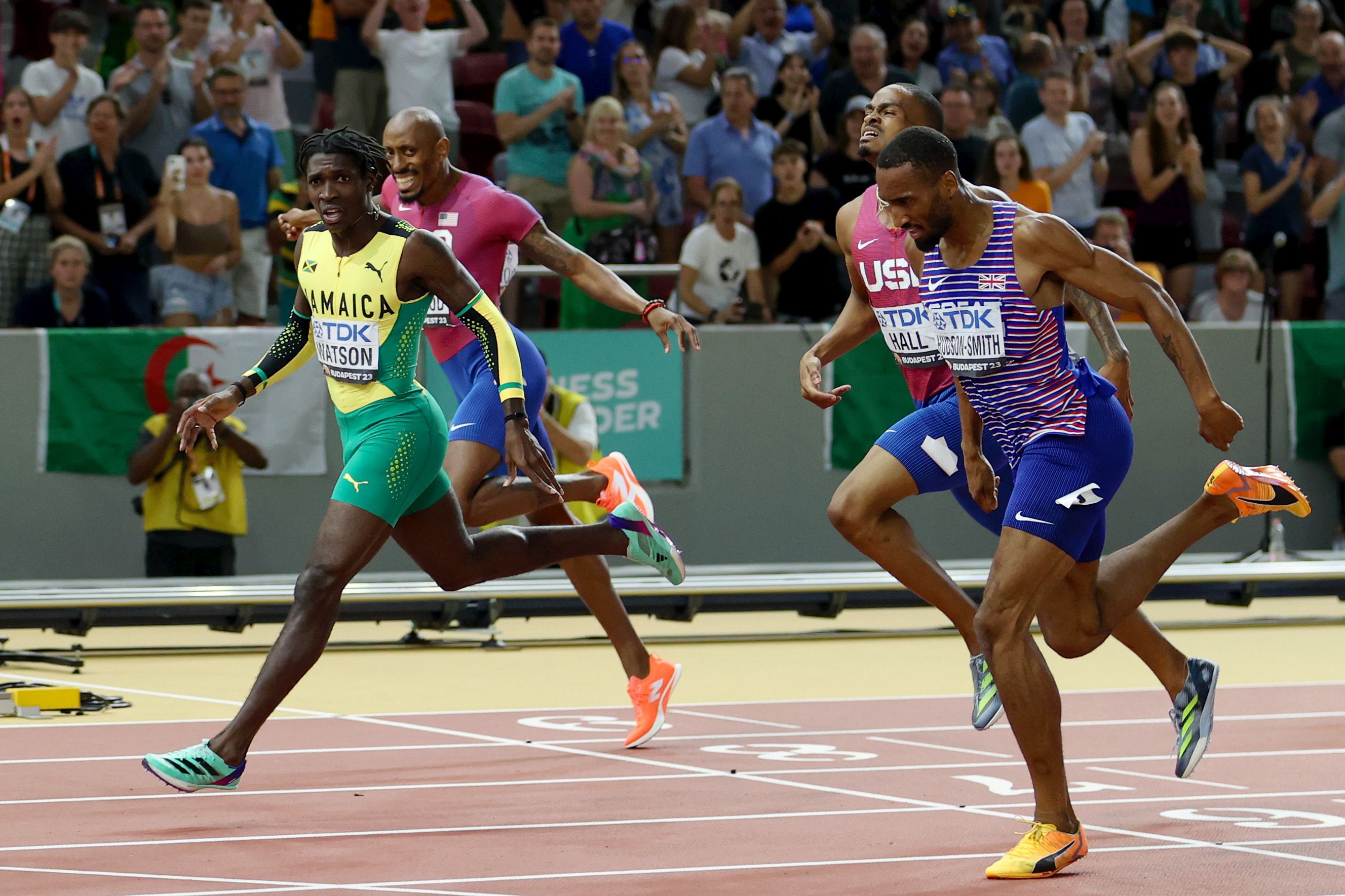 Antonio Watson wins the 400m at the World Athletics Championships Budapest 23