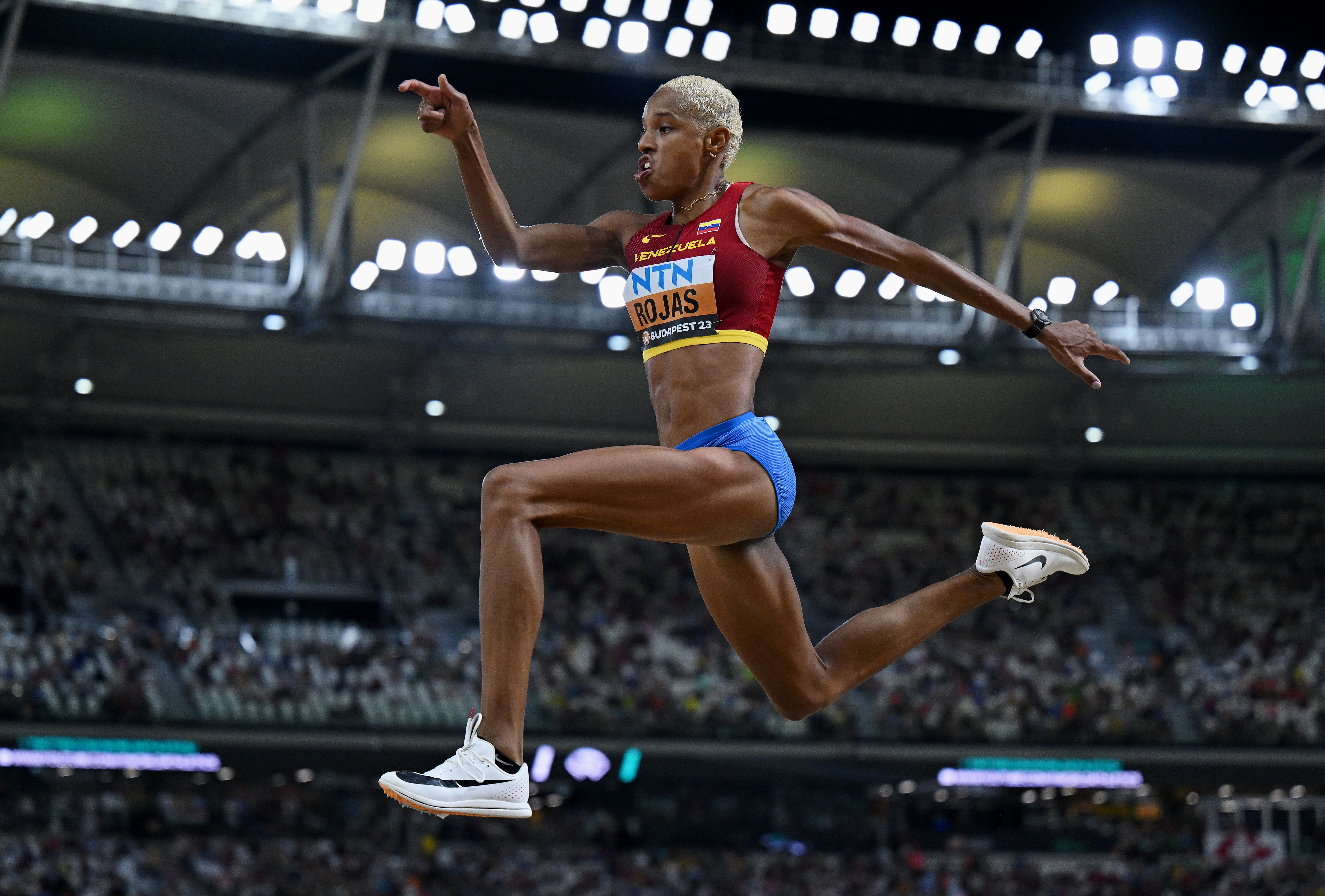 Yulimar Rojas en el Mundial de Atletismo Budapest 23