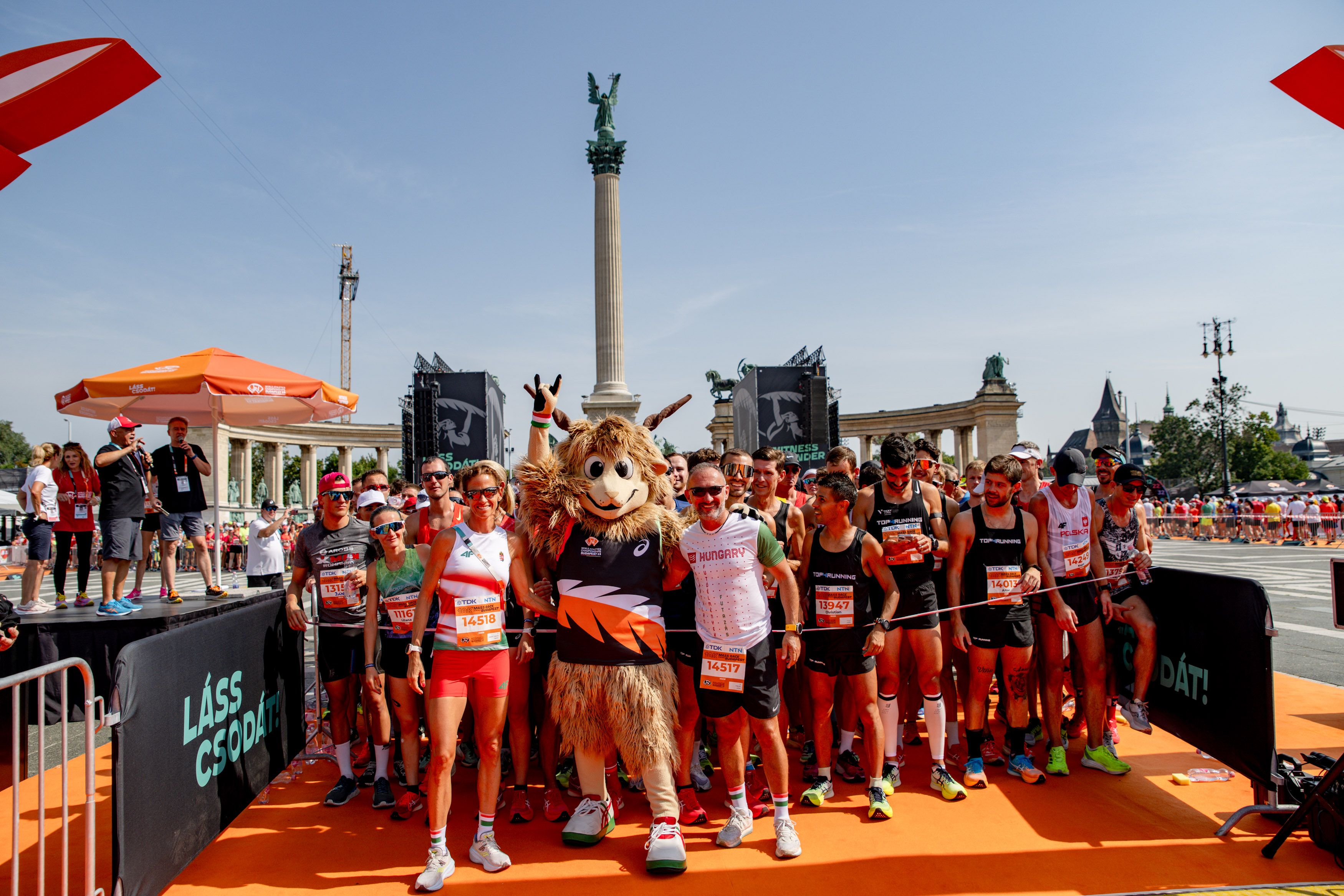 A real celebration 6,000 runners from 70 countries competed in the