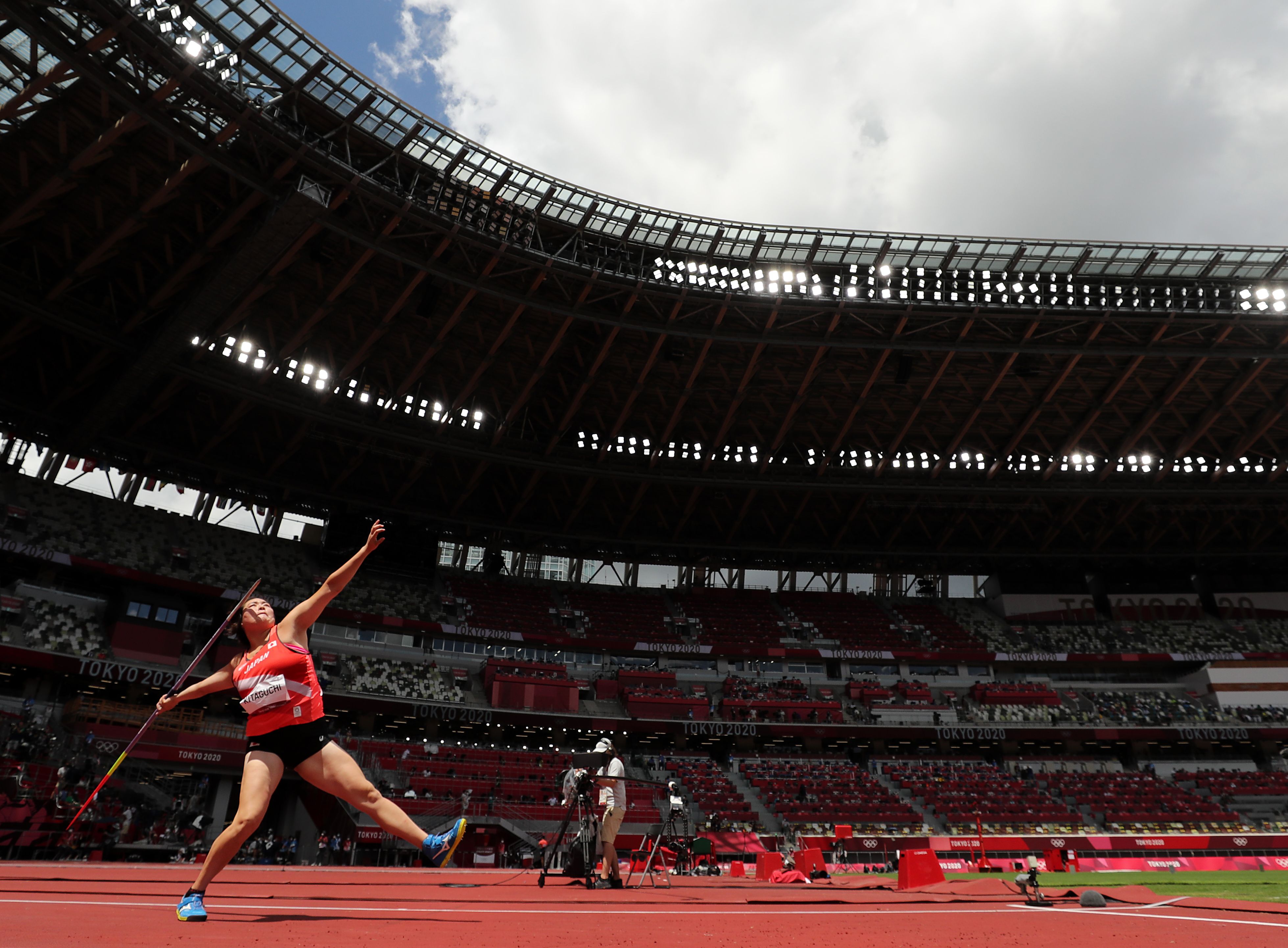 Haruka Kitaguchi competes at the Olympic Games in Tokyo