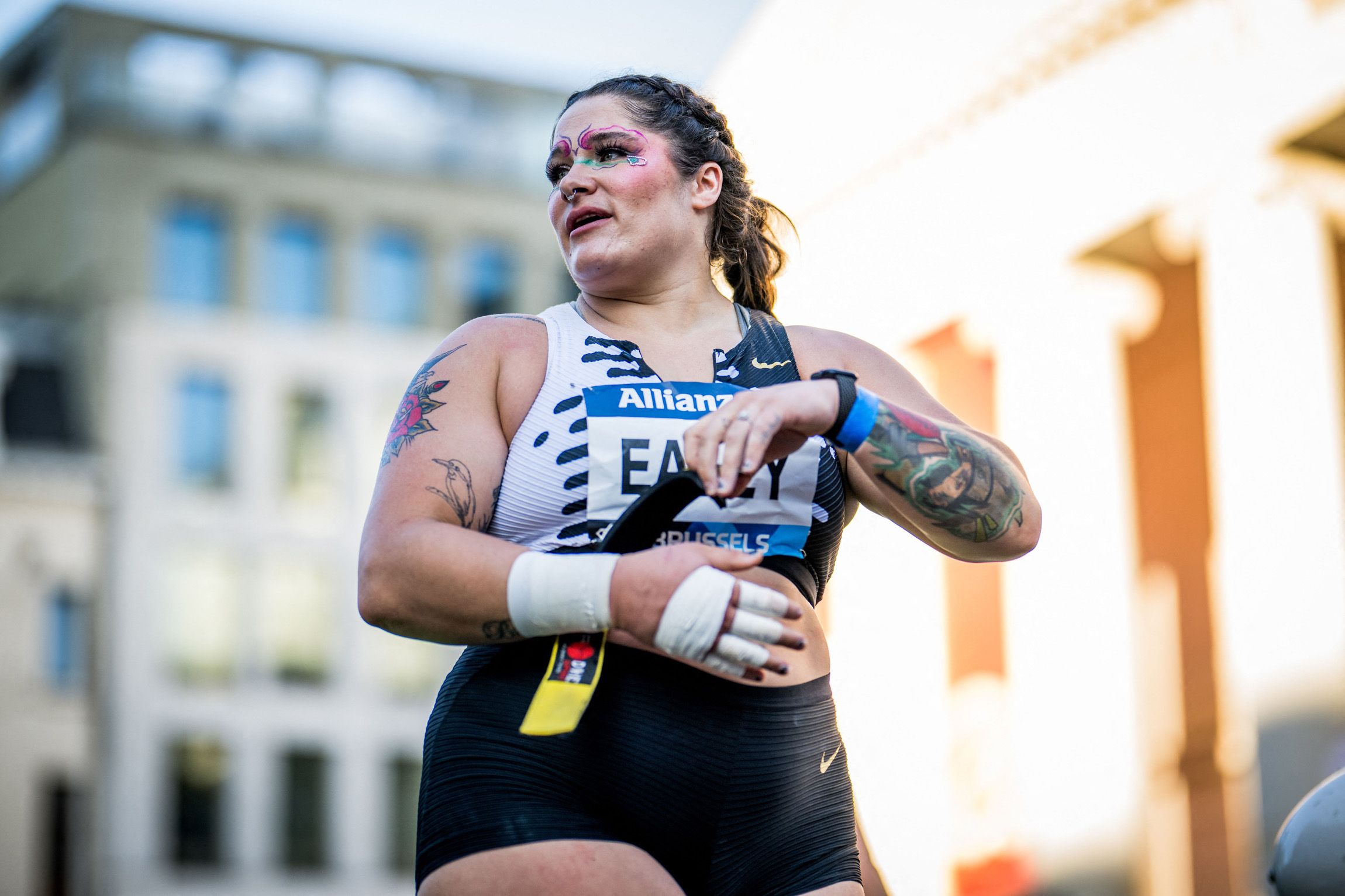 US shot putter Chase Ealey in Brussels