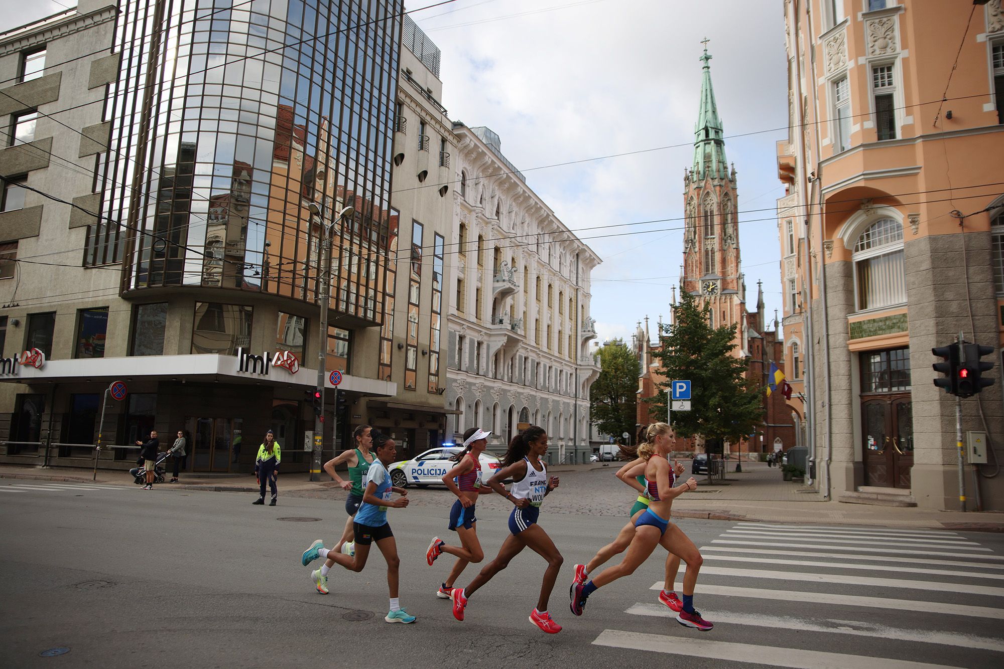 The women's half marathon in Riga