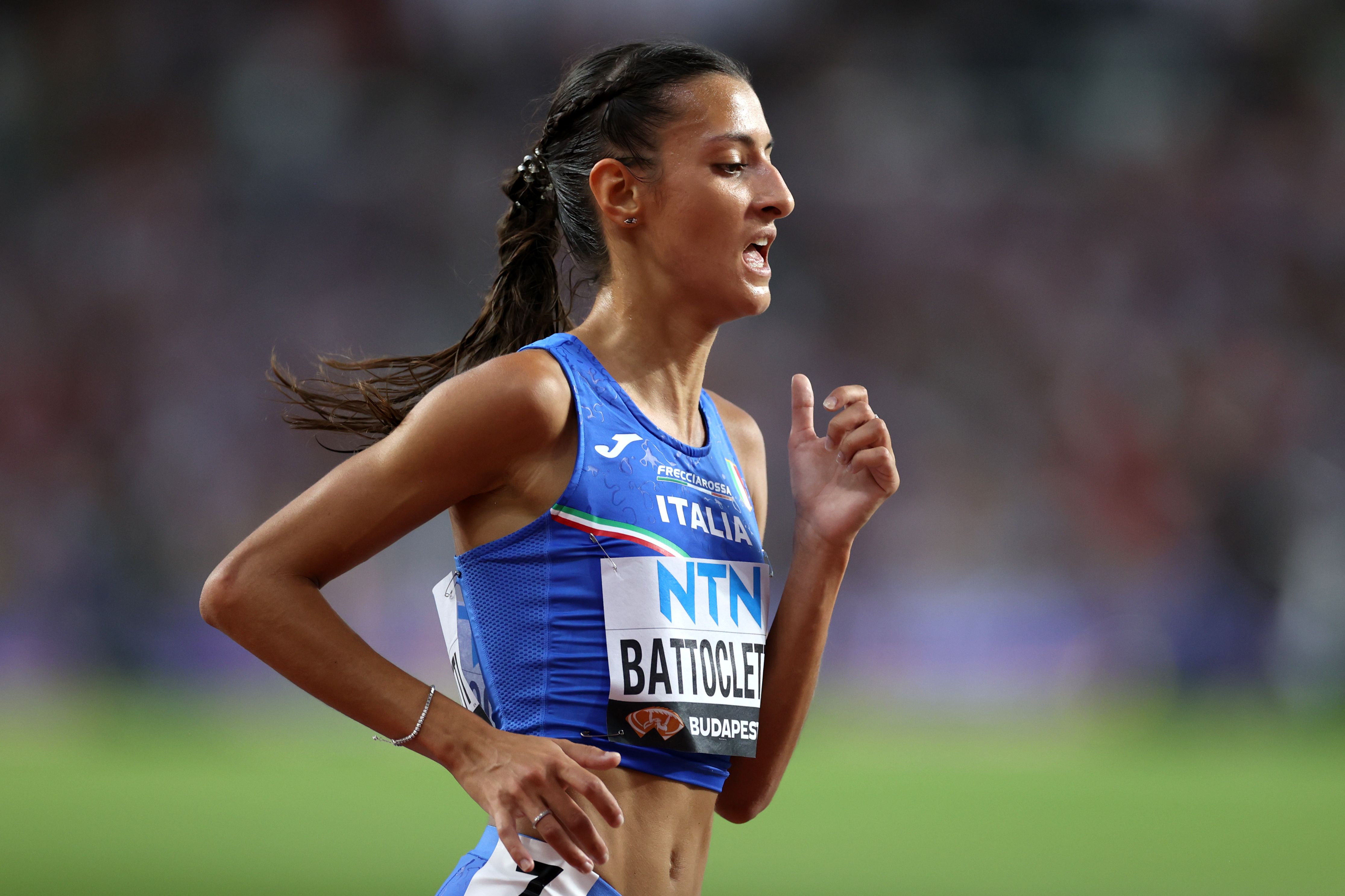 Nadia Battocletti in action at the World Athletics Championships Budapest 23