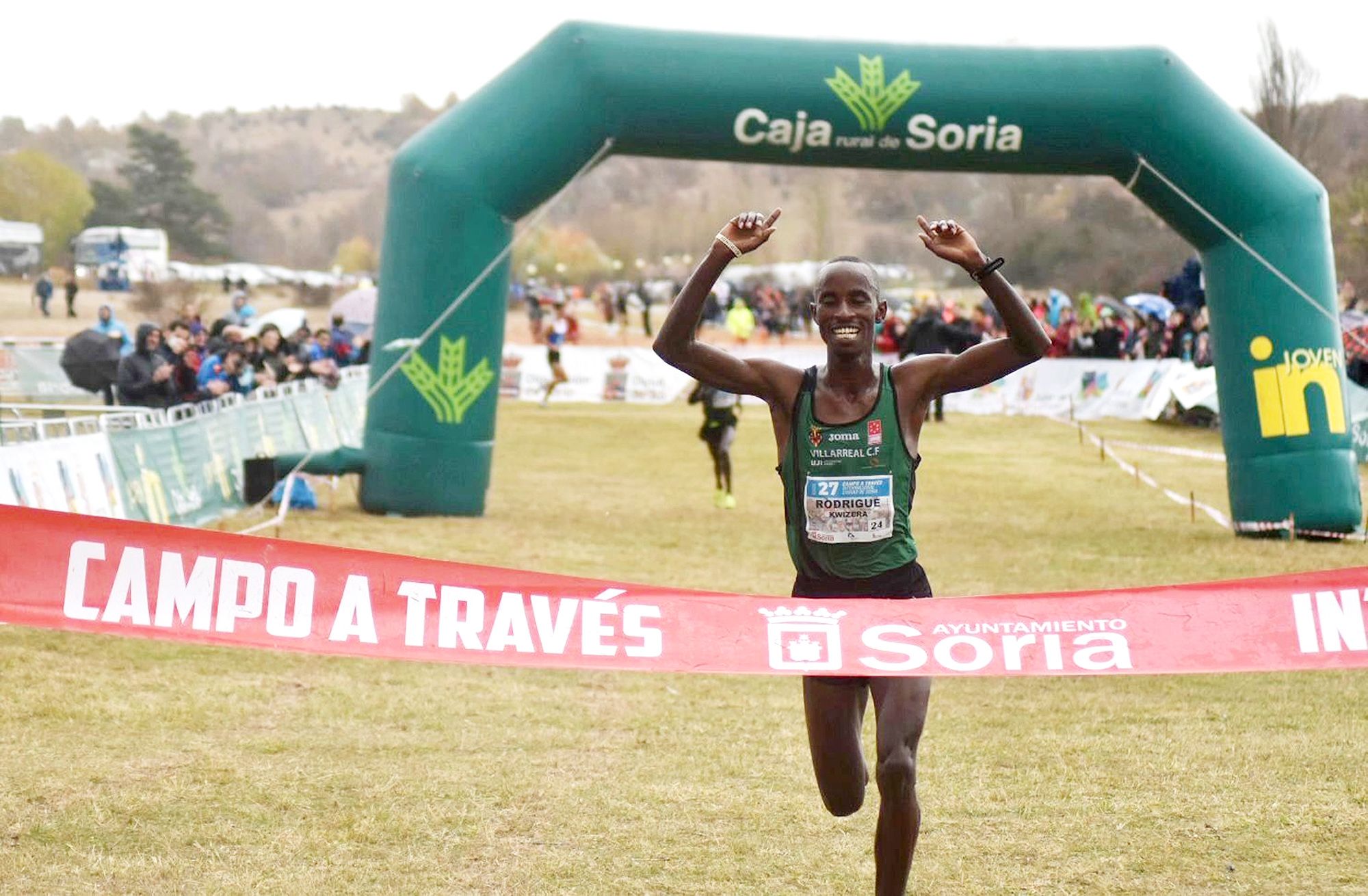 Rodrigue Kwizera wins the Cross Internacional de Soria