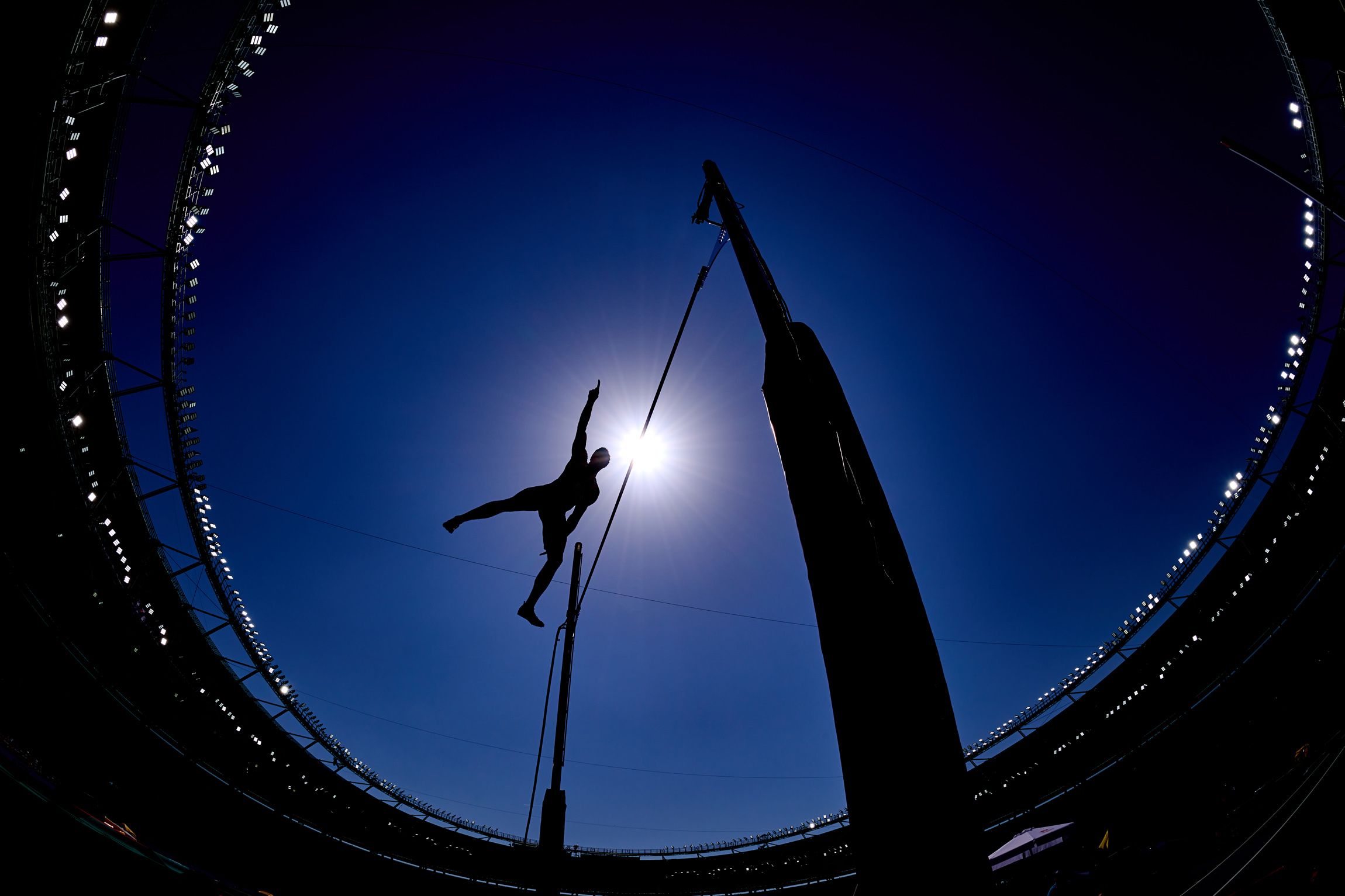 Photograph of the Year finalist - Leo Neugebauer in the decathlon pole vault in Budapest