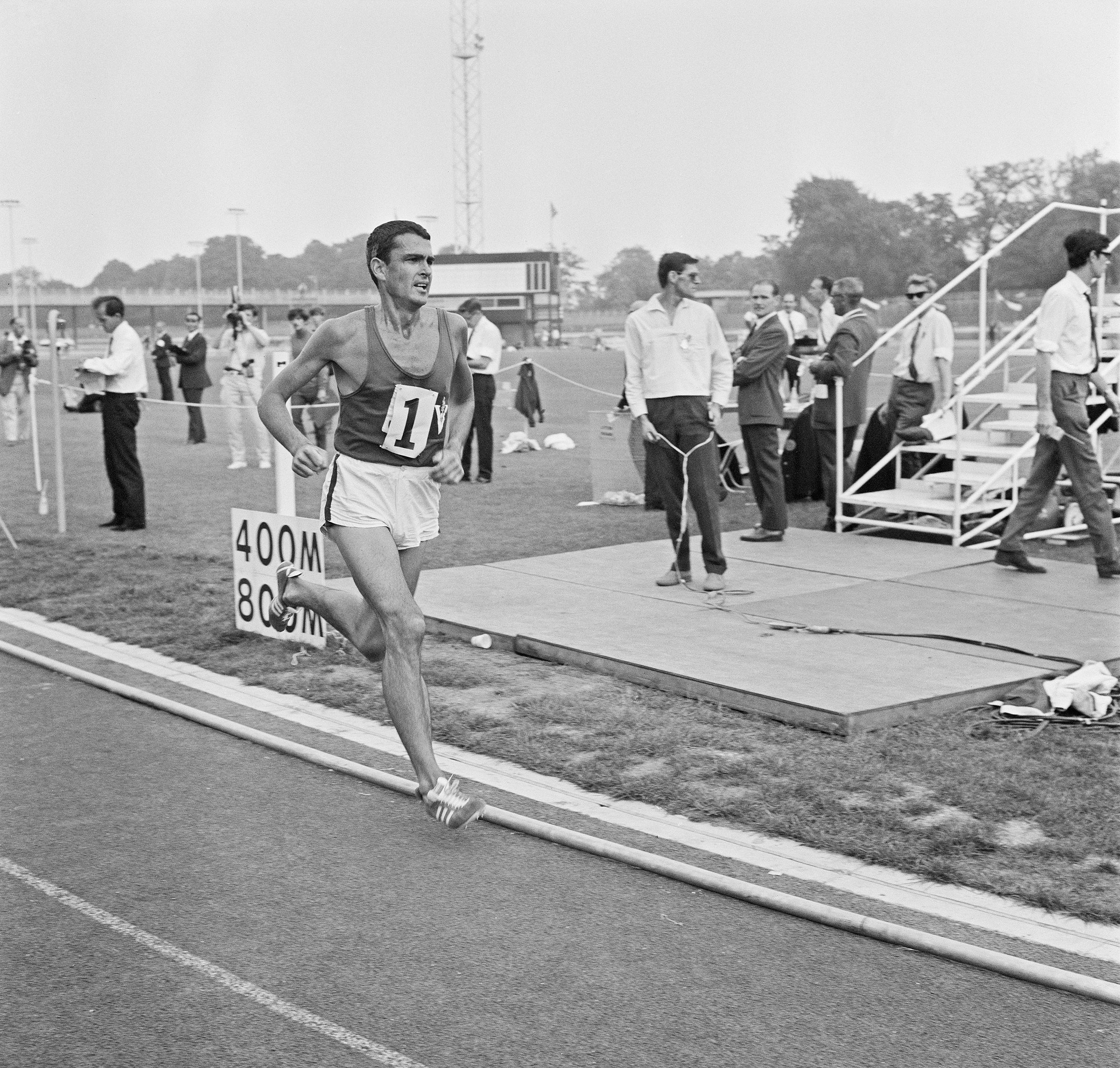 Australian distance runner Ron Clarke
