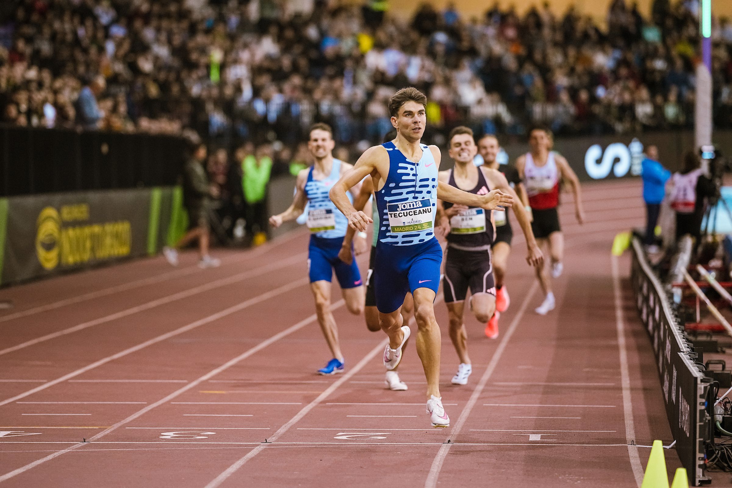Catalin Tecuceanu wins the 800m in Madrid