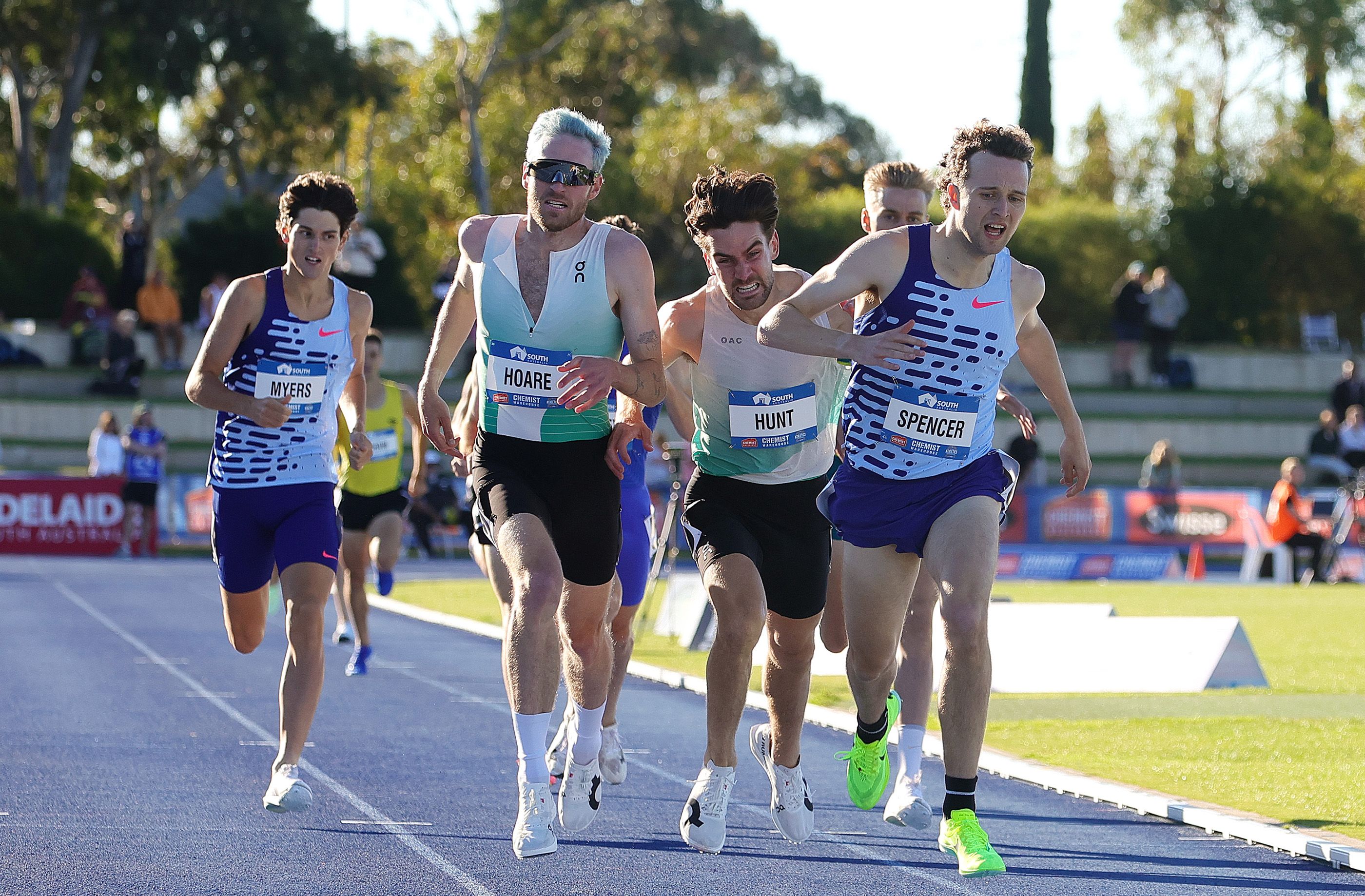 Adam Spencer wins the 1500m at the Australian Championships