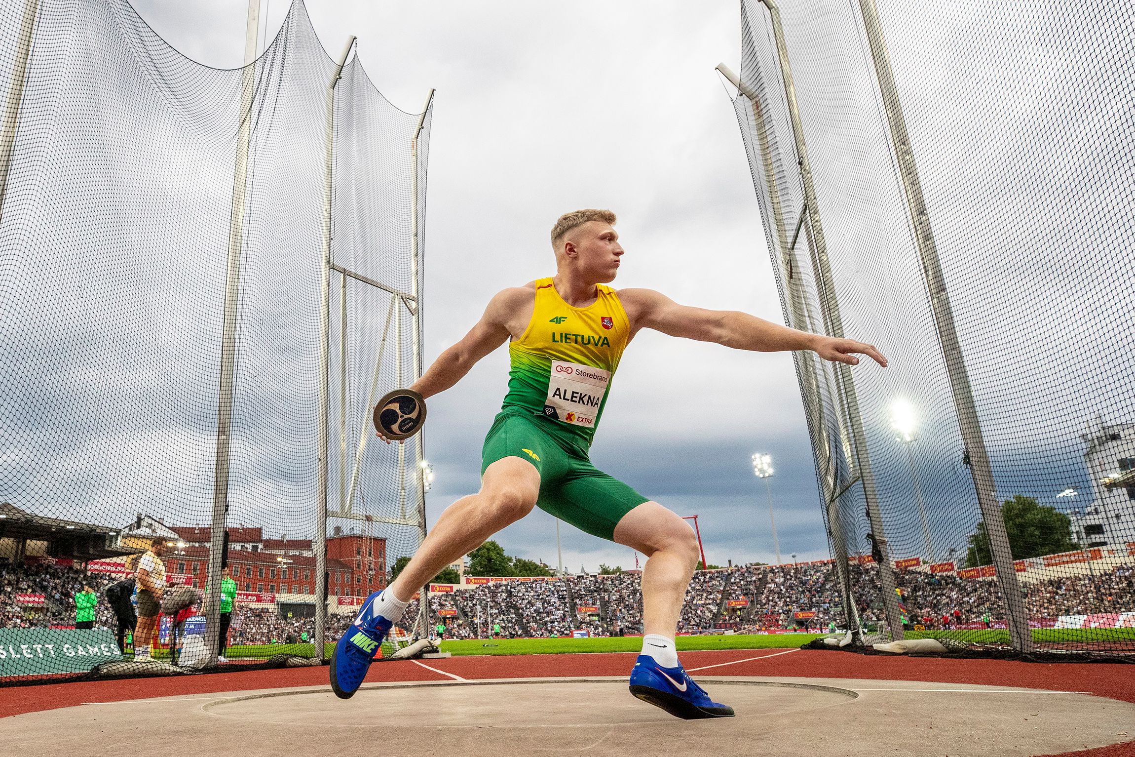 Mykolas Alekna, winner of the discus in Oslo