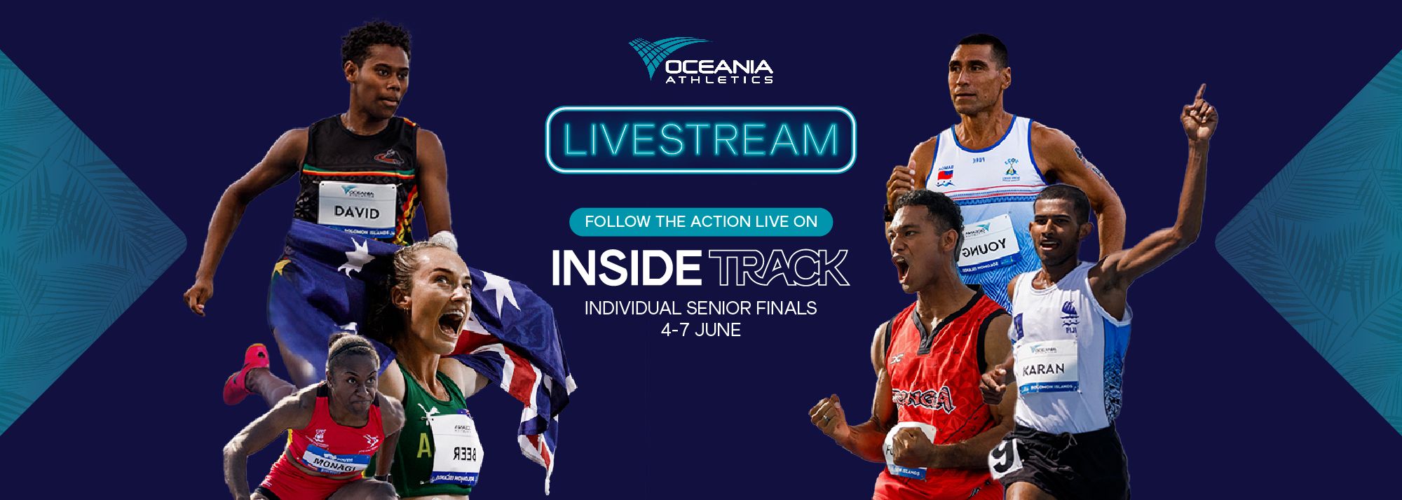 Oceania Championships live stream carousel banner