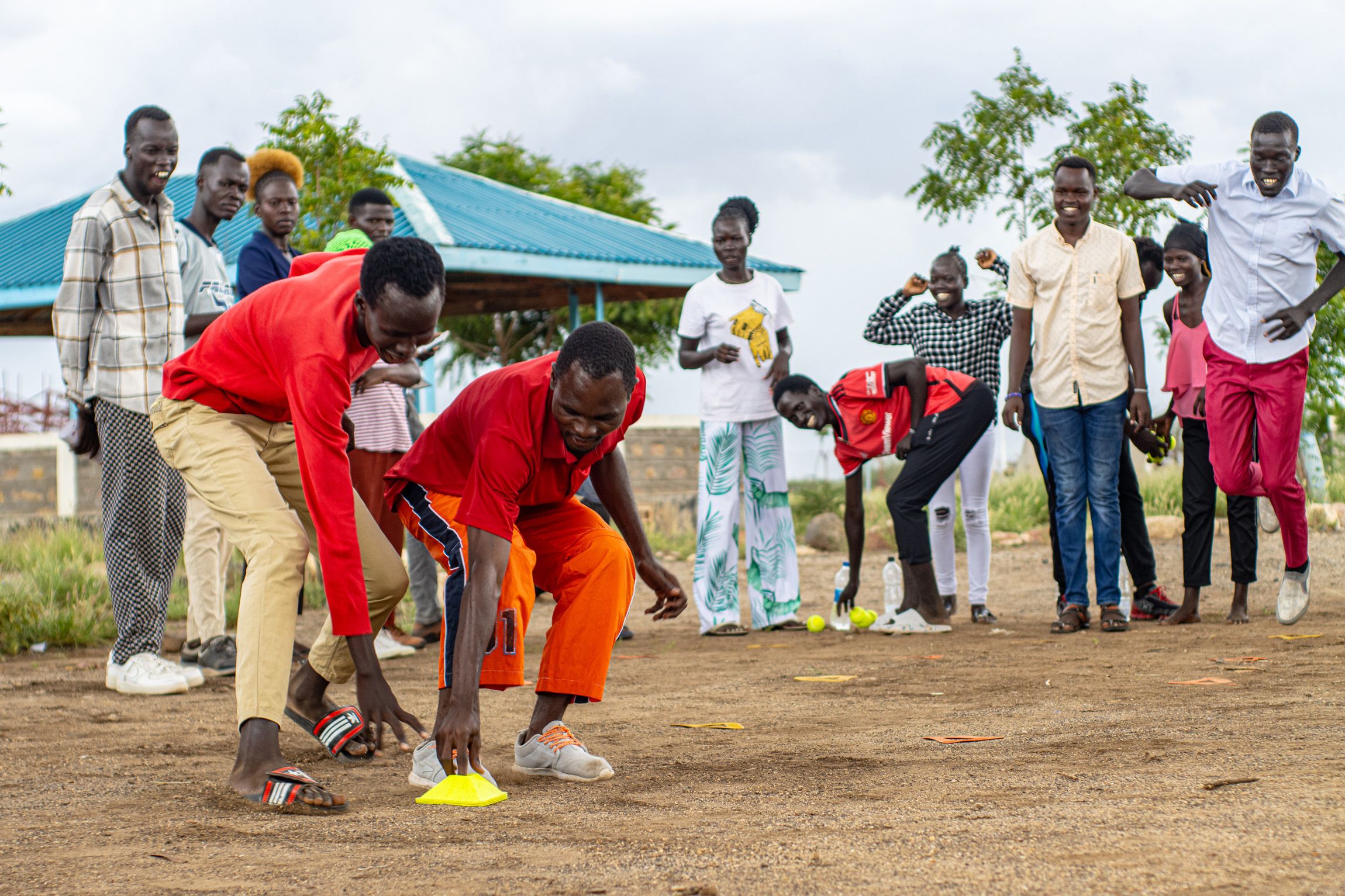 Kids' Athletics workshop at Kakuma Refugee Camp