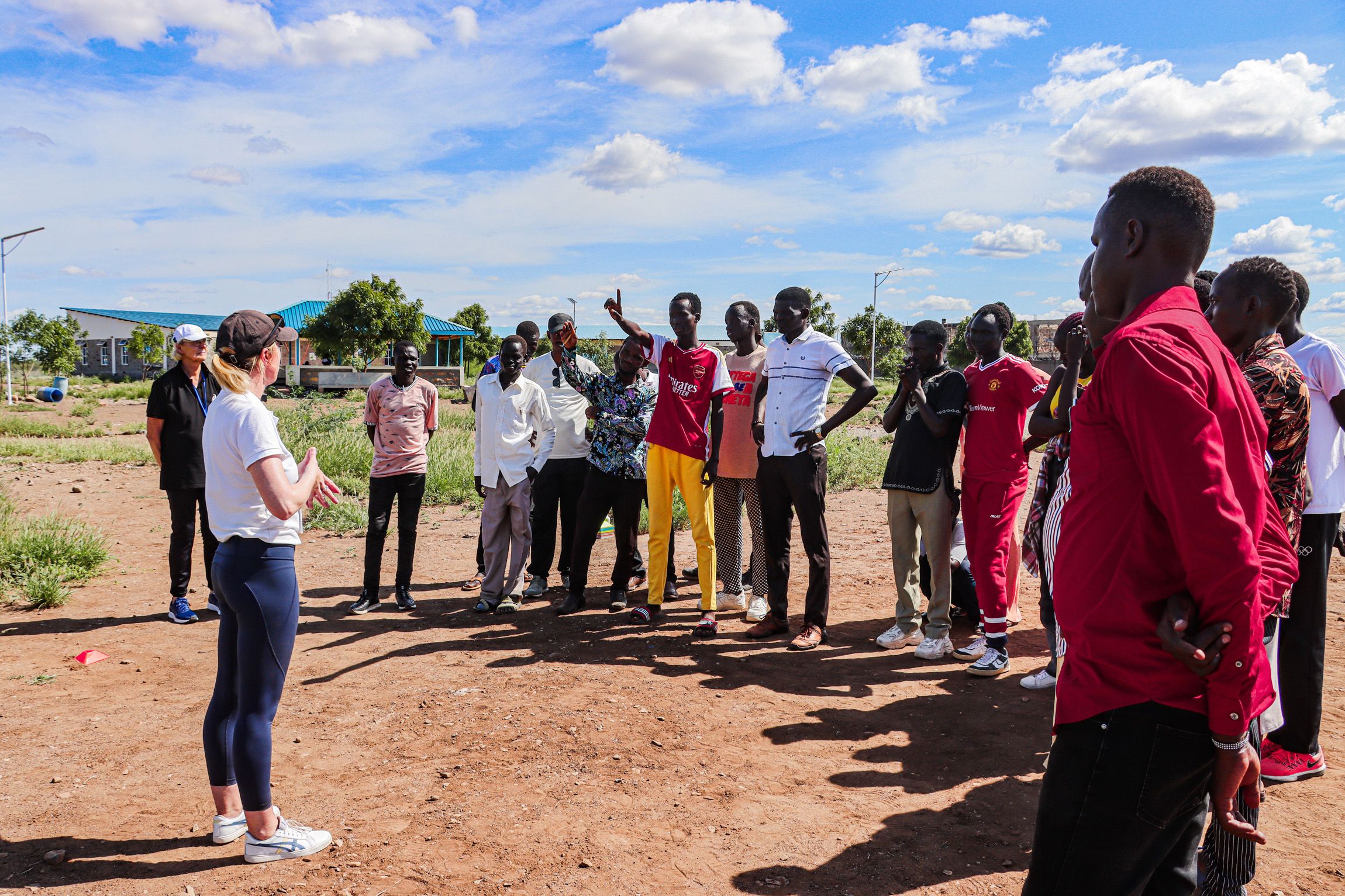Kids' Athletics workshop at Kakuma Refugee Camp