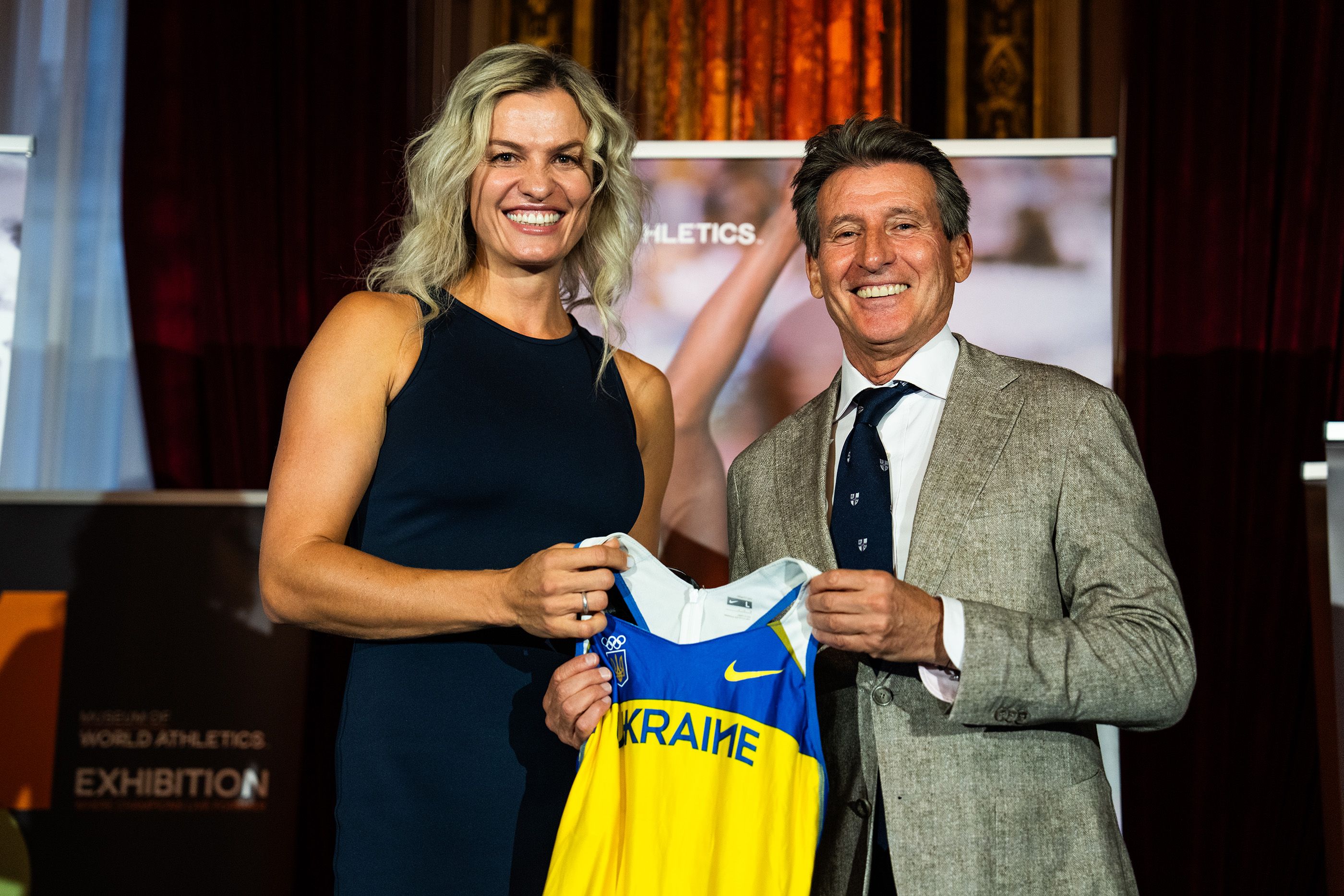 Nataliya Dobrynska and Sebastian Coe in Paris