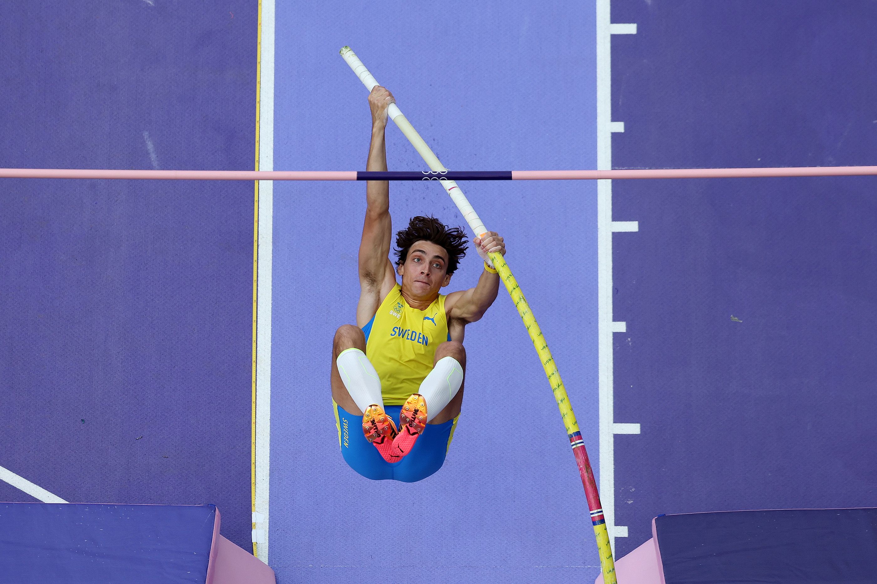 Mondo Duplantis at the Paris 2024 Olympic Games