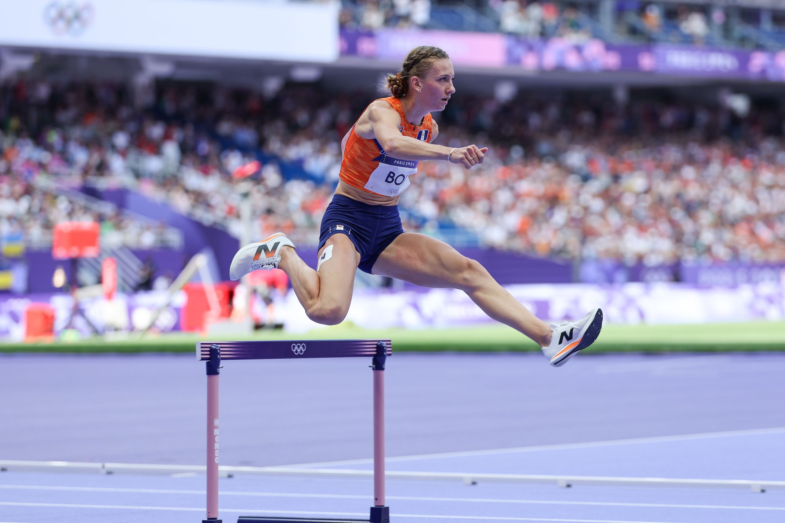 Femke Bol in the 400m hurdles at the Paris 2024 Olympic Games