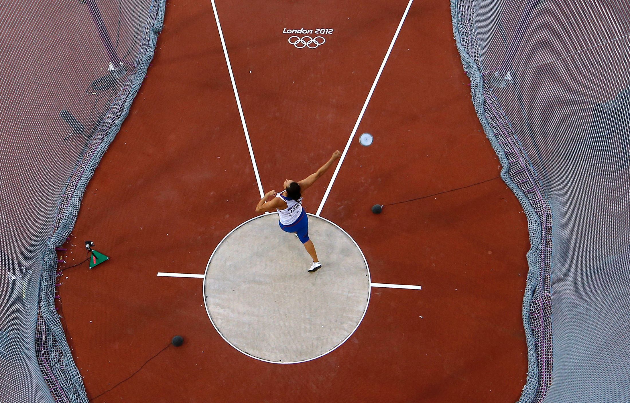 Melina Robert-Michon at the 2012 Olympics