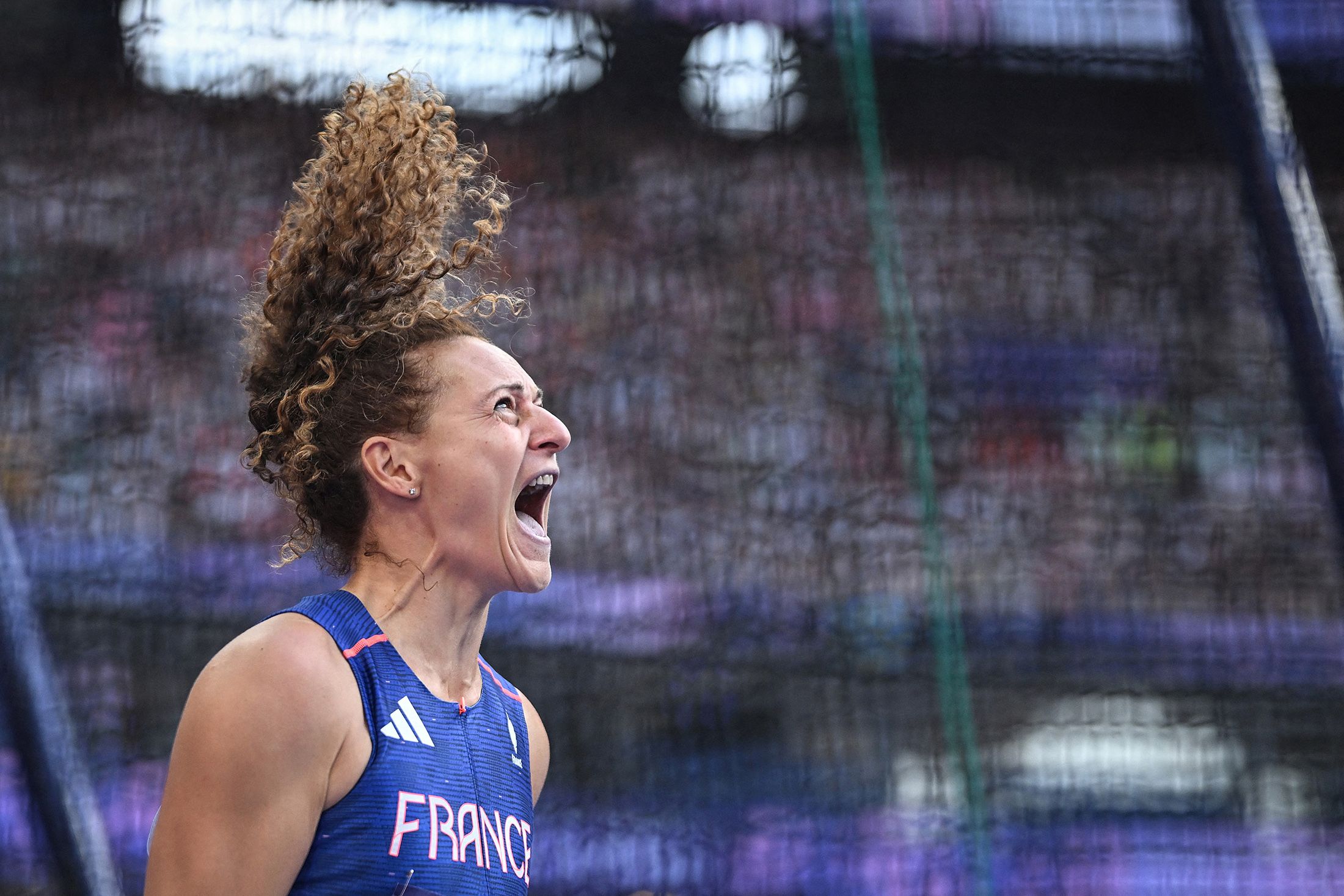 Melina Robert-Michon in the discus at the Paris 2024 Olympic Games