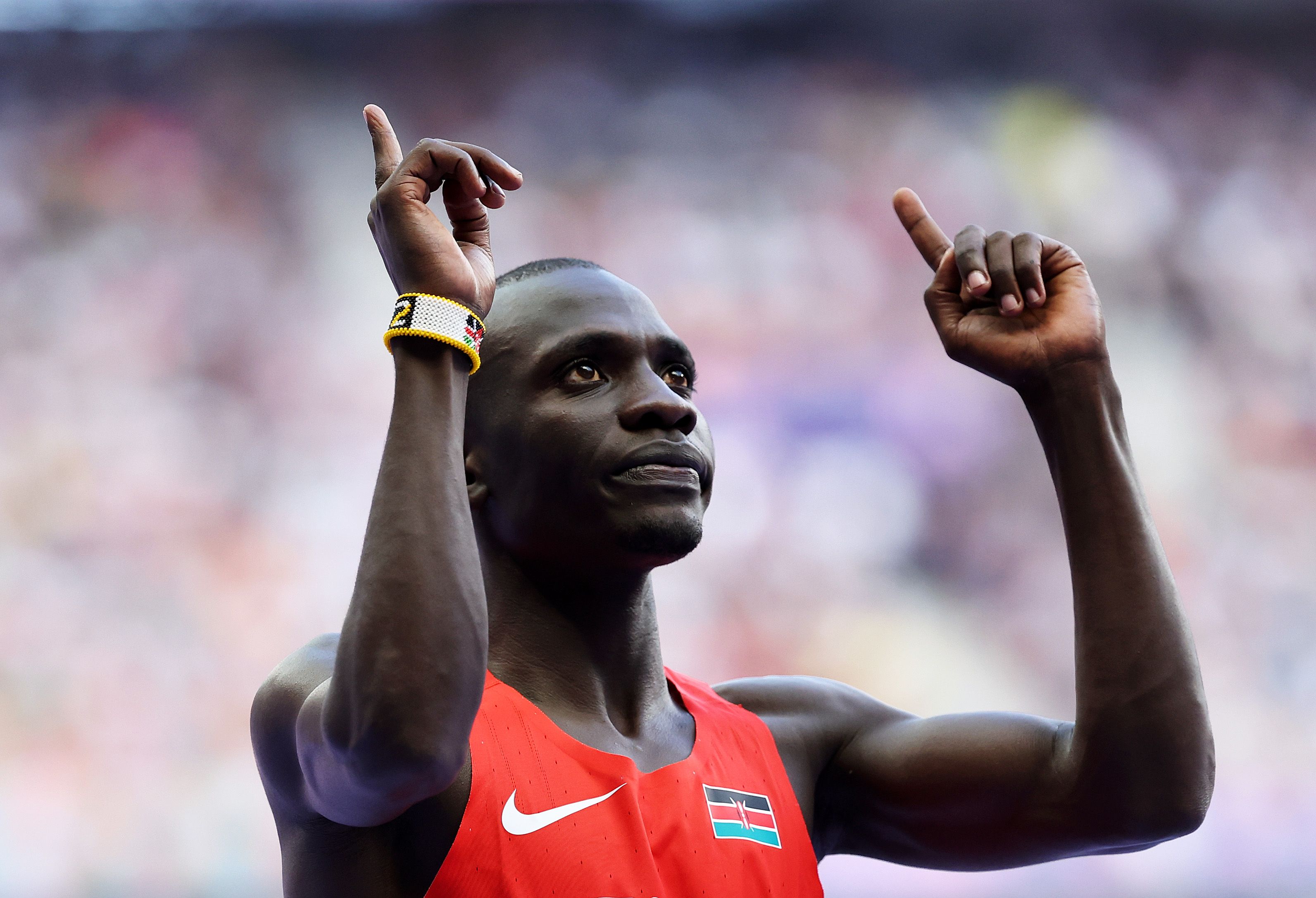 Emmanuel Wanyonyi at the Paris 2024 Olympic Games