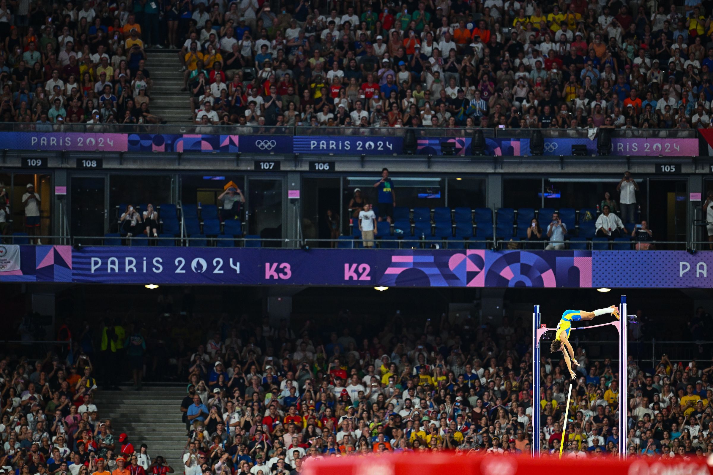 Mondo Duplantis at the Paris 2024 Olympic Games