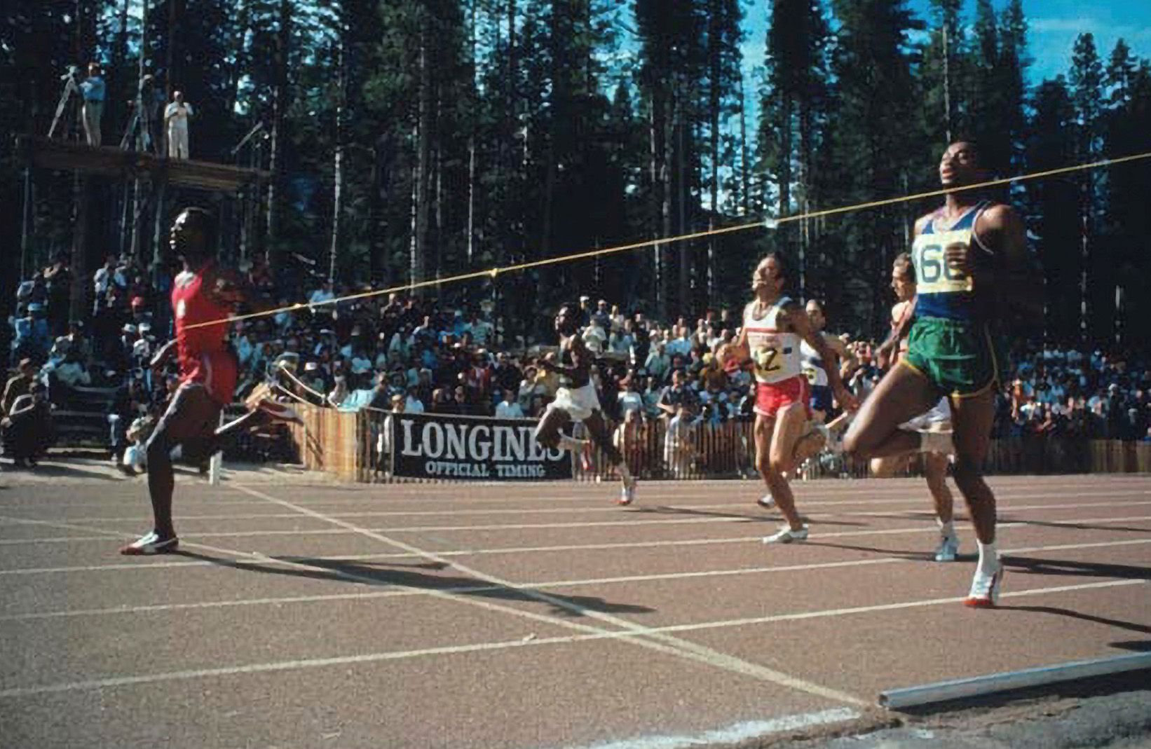 John Carlos wins the 200m at Echo Summit