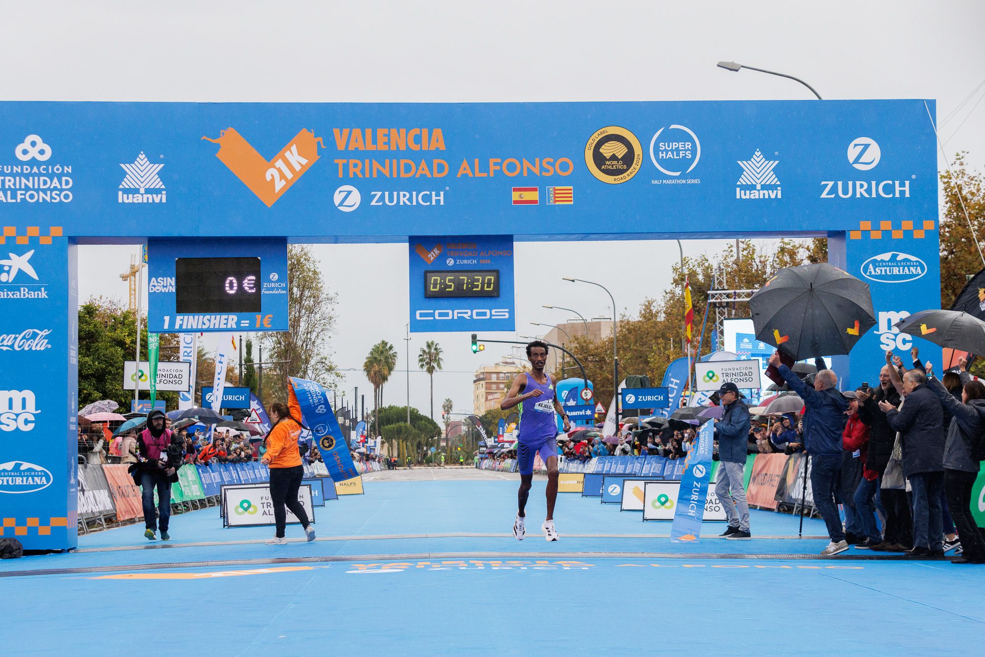 Yomif Kejelcha wins in Valencia