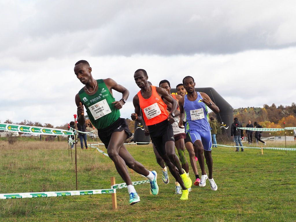 Rodrigue Kwizera on his way to his third victory in Soria