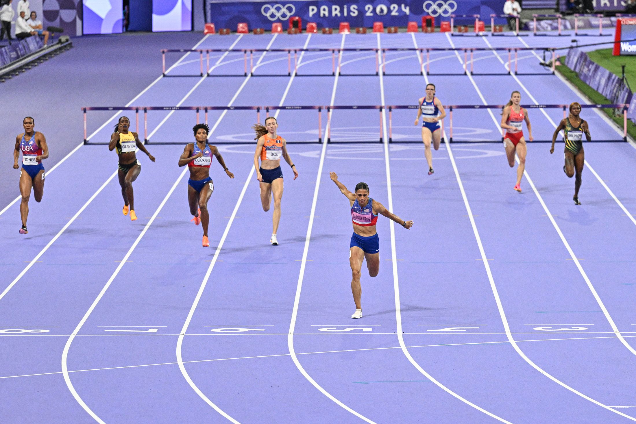 Sydney McLaughlin-Levrone wins the 400m hurdles at the Paris 2024 Olympic Games