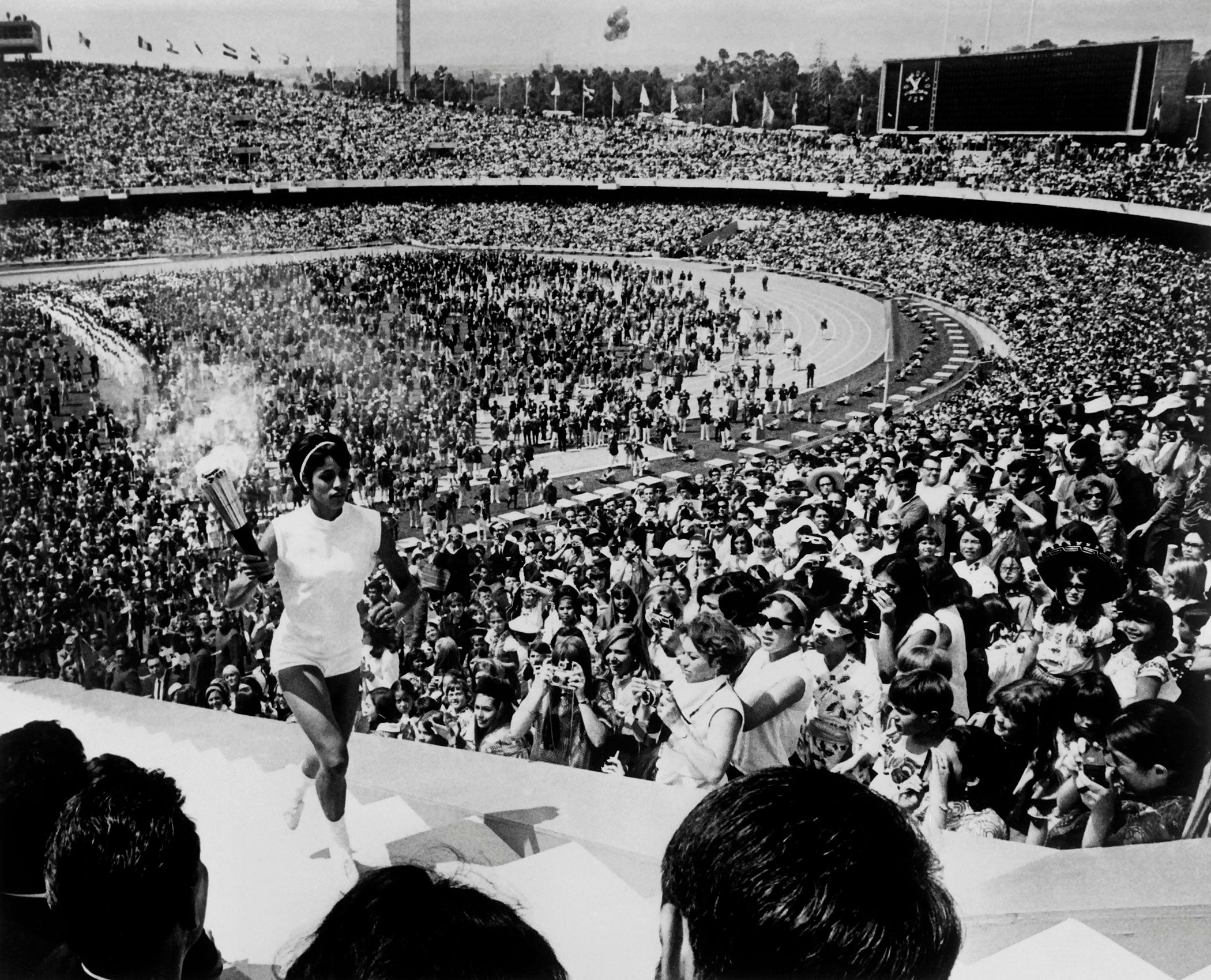 The opening ceremony at the 1968 Olympic Games