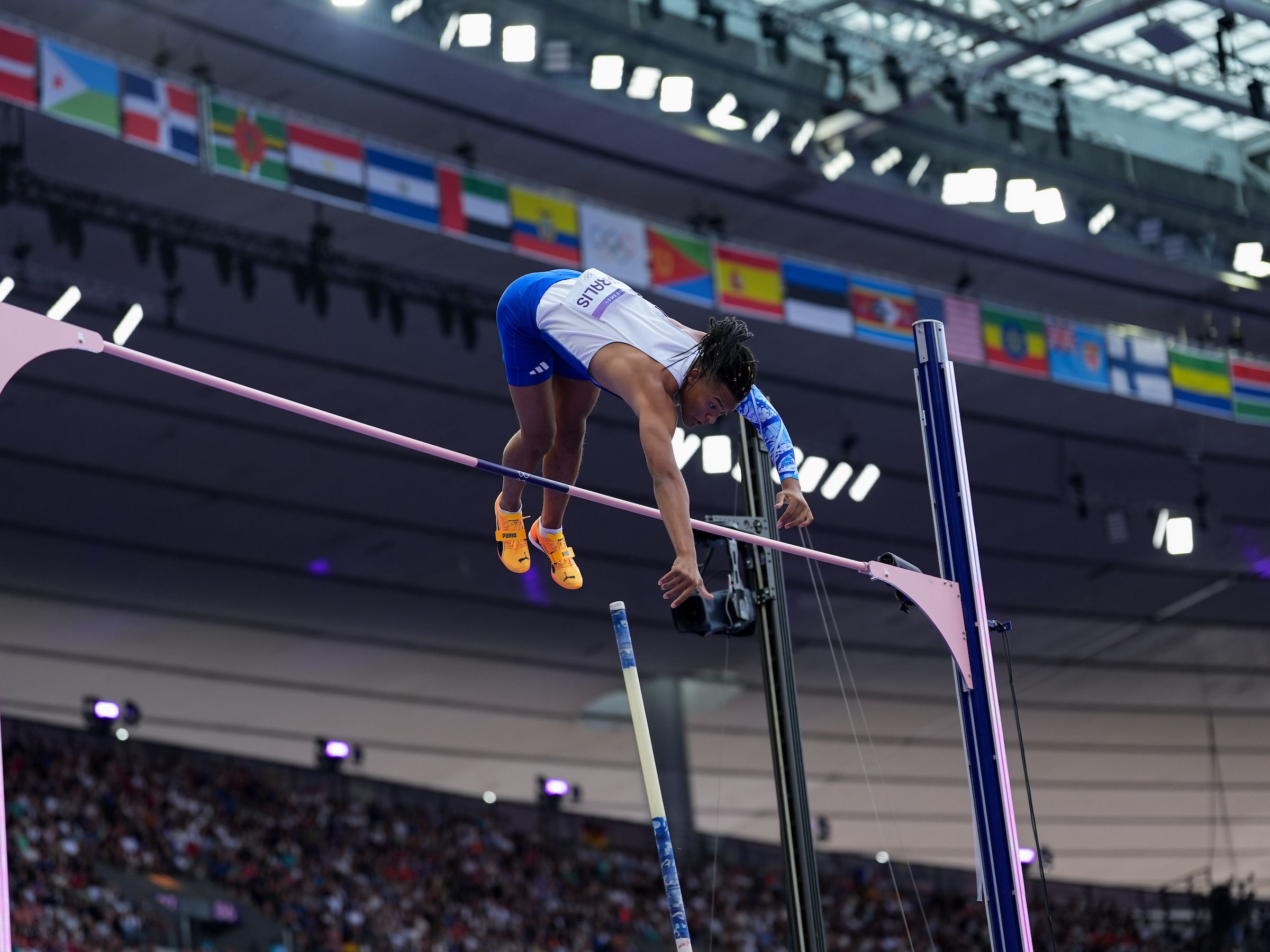 Emmanouil Karalis in action in Paris