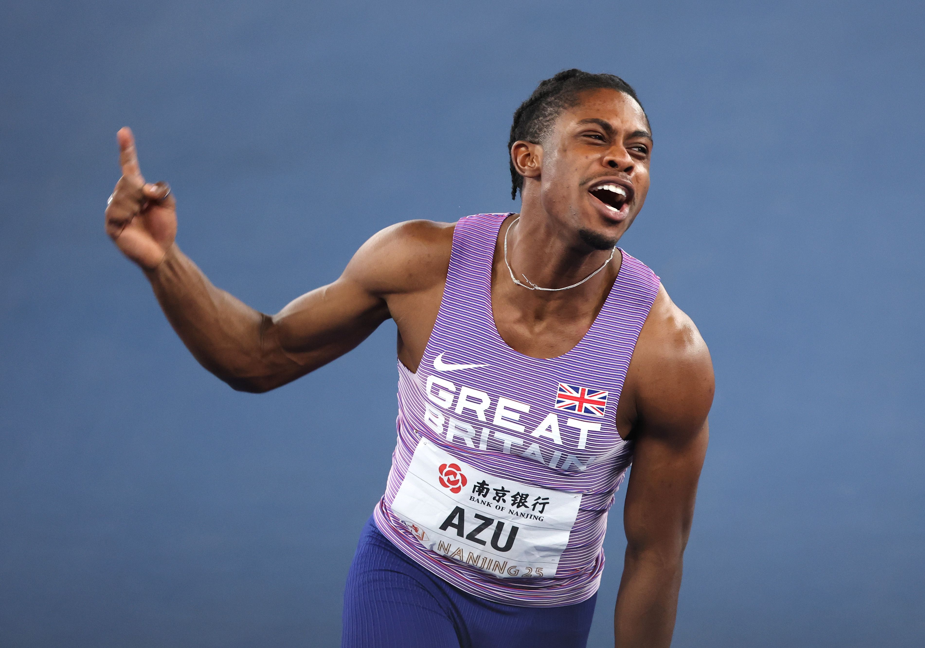 Jeremiah Az wins 60m at Nanjing 25 at the World Athletics Indoor Championships