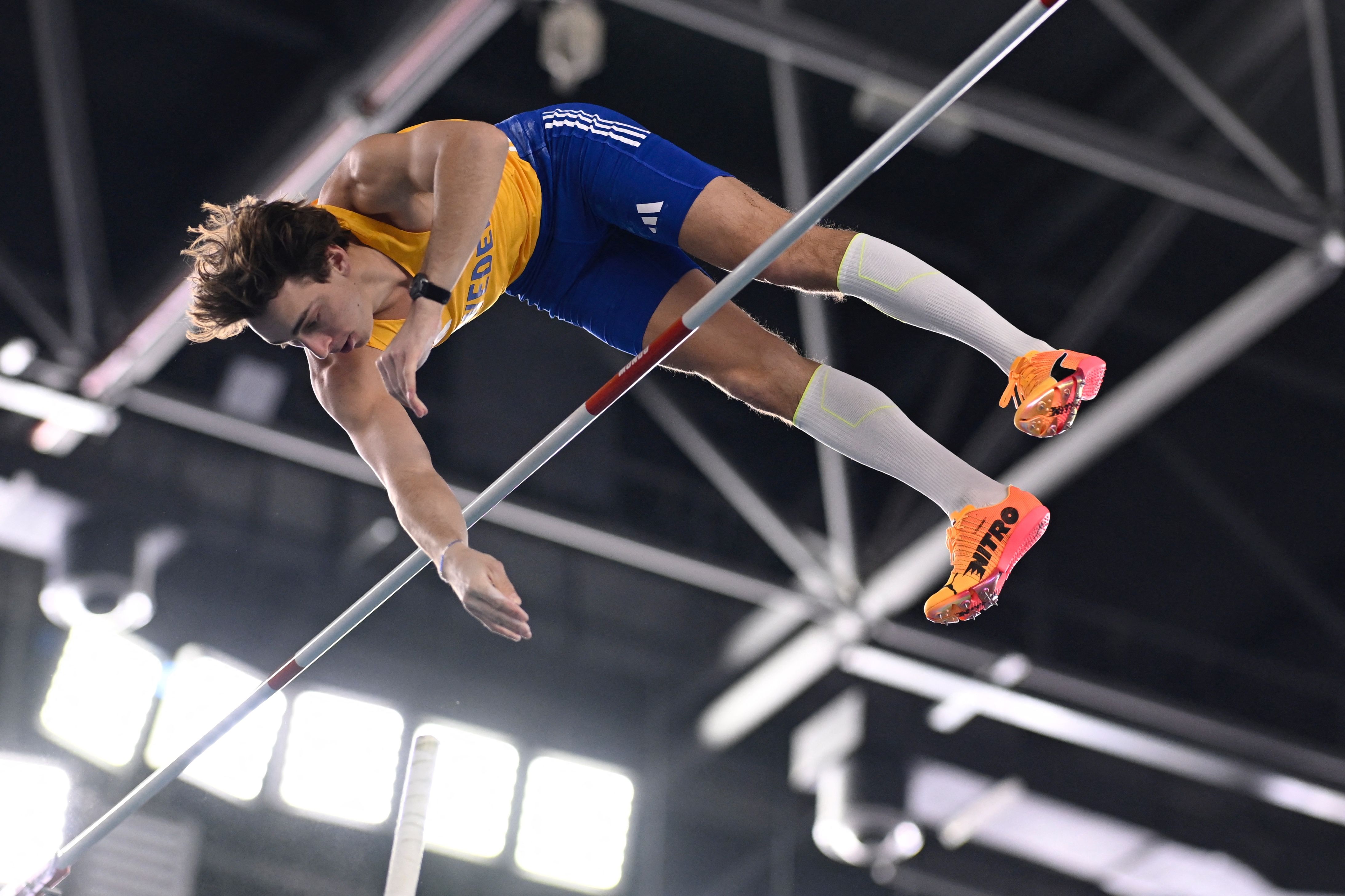 Mondo Duplantis at the World Athletics Indoor Championships Nanjing 25