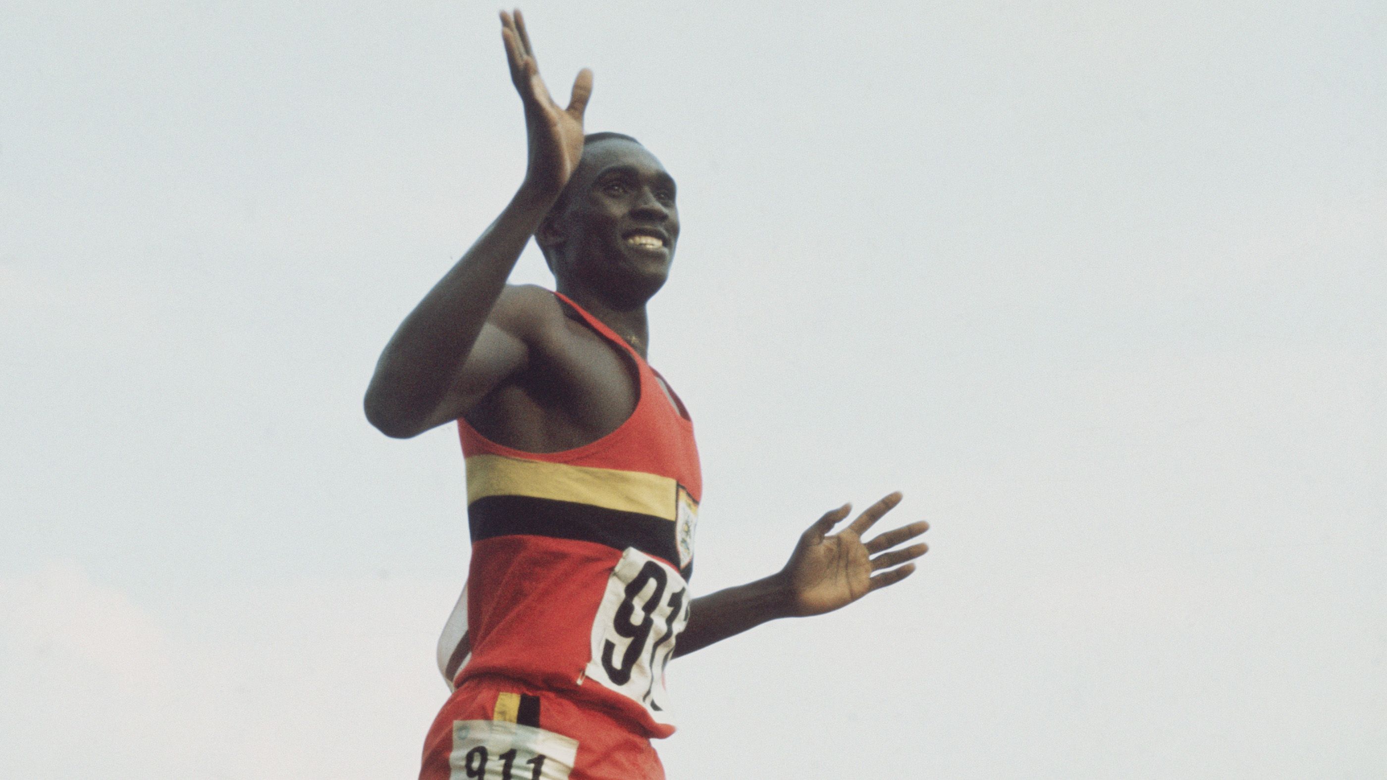 John Akii-Bua wins the 400m hurdles at the Olympic Games in Munich in 1972