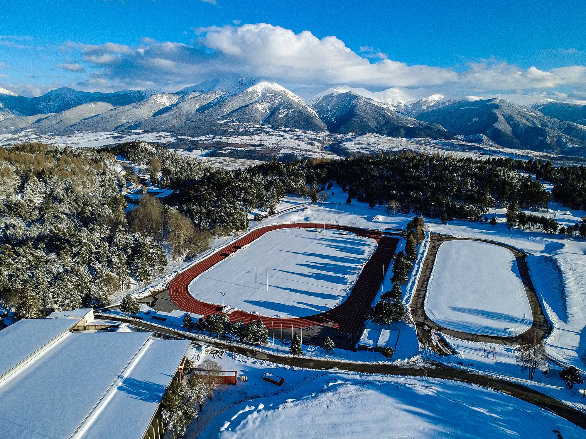 The track for the ASICS Chojo Camp Europe in Font-Romeu