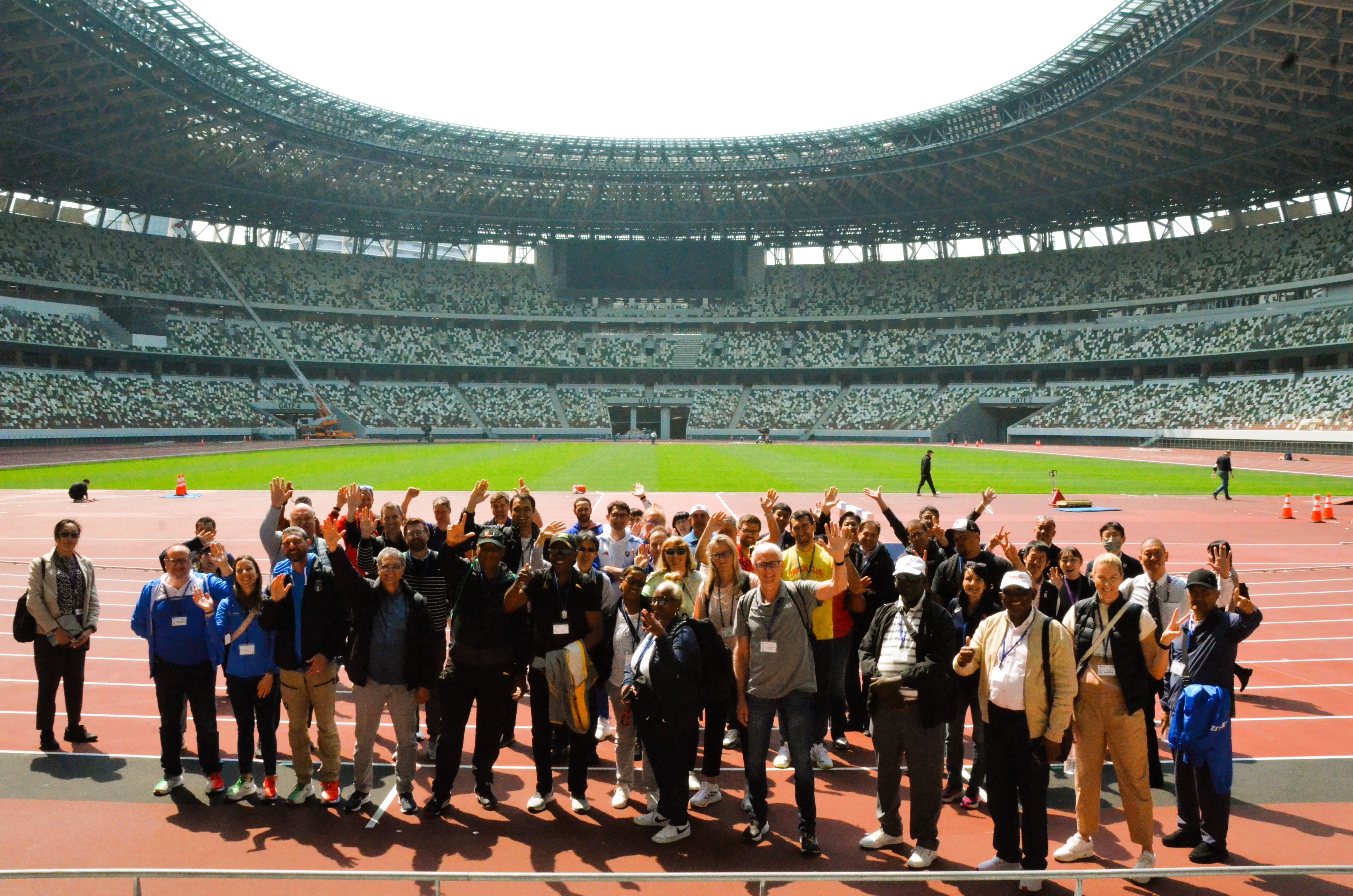 two-day site visit for team leaders from around the globe.