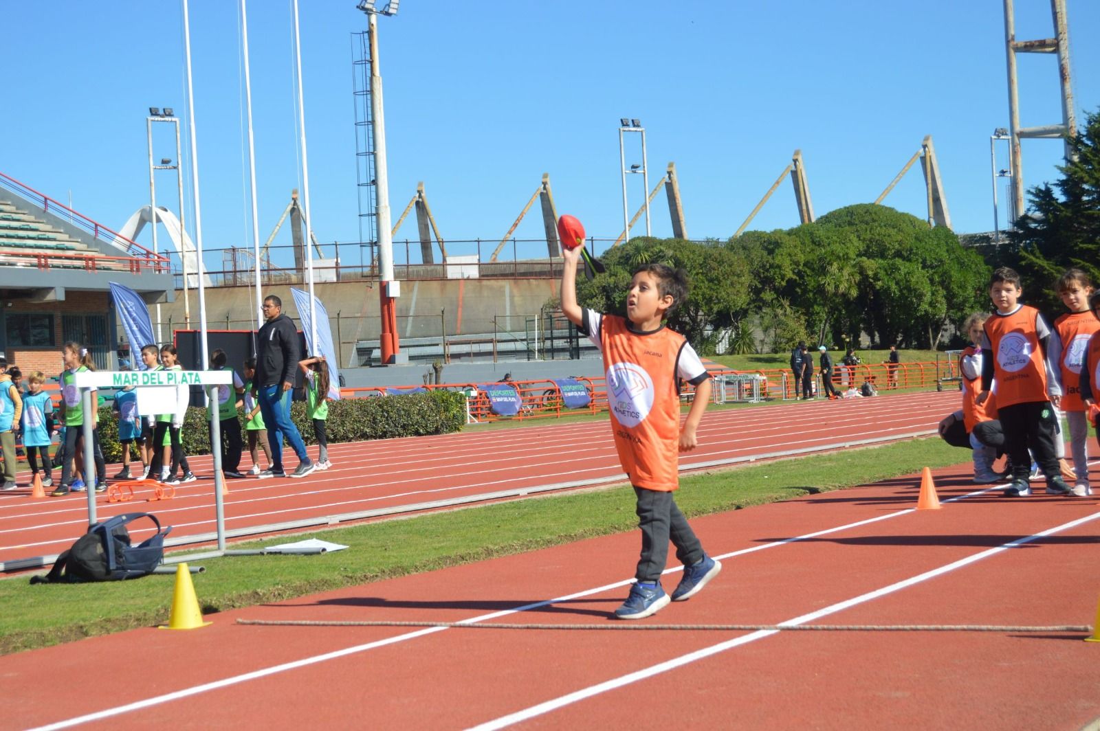 The Kids' Athletics Day event in Argentina